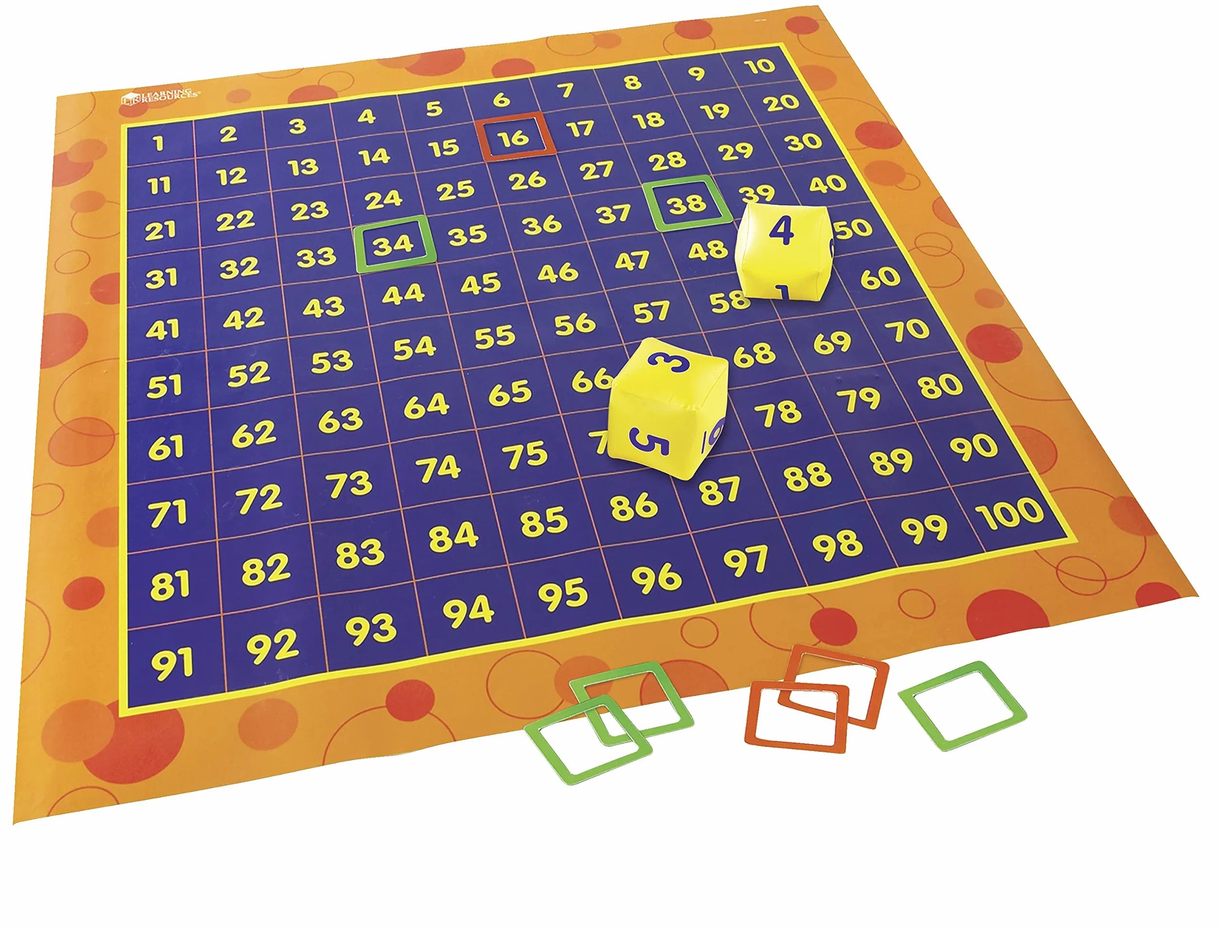 Learning Resources Hip Hoppin' Setki Aktywność Mata 57-Kawałek Zestaw