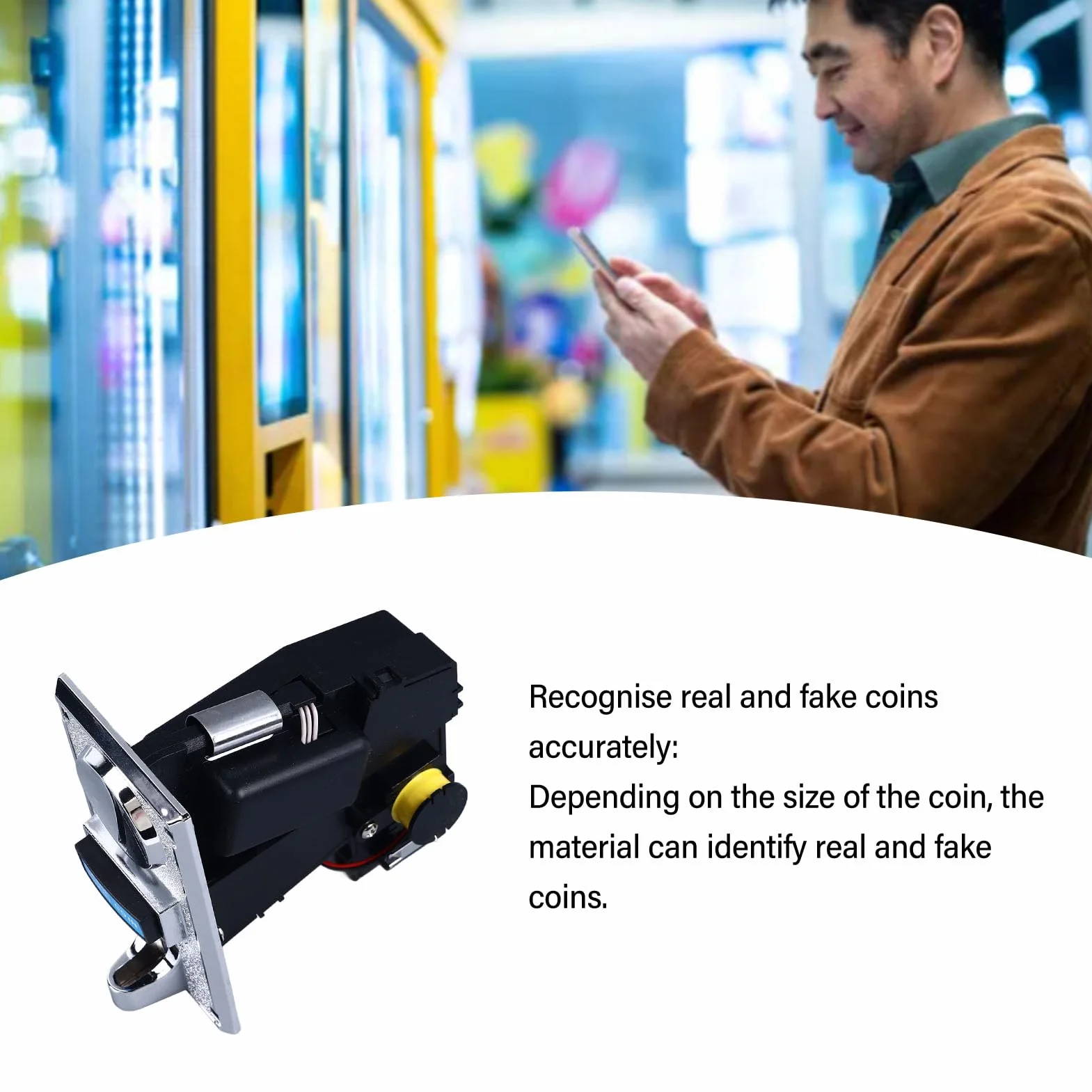 Akceptor Wielu Monet, Elektroniczny Selektor Monet Procesora, Sortownik Wrzutowy do Automatów do Gier Zwijanych dla Mechanizmu Gier Zręcznościowych, Automat Sprzedający, Pralka