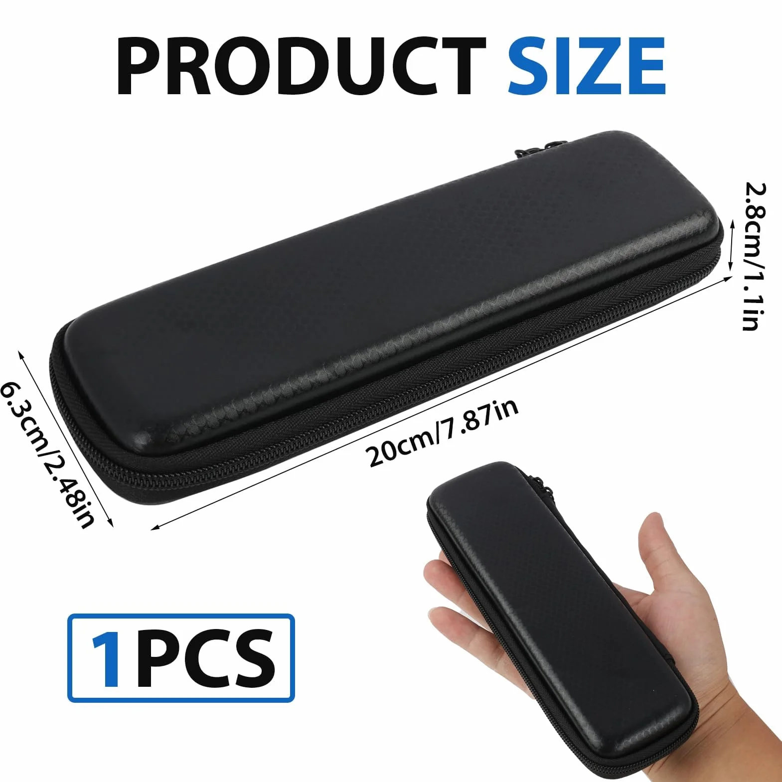 Etui na długopisy do Apple Pencil Pro/USB-C i Apple Pencil 1./2. Gen, neoprenowe etui ochronne z zamkiem błyskawicznym i przegródką, kompatybilne z iPad Air/Pro, Samsung Stylus, Surface Pen