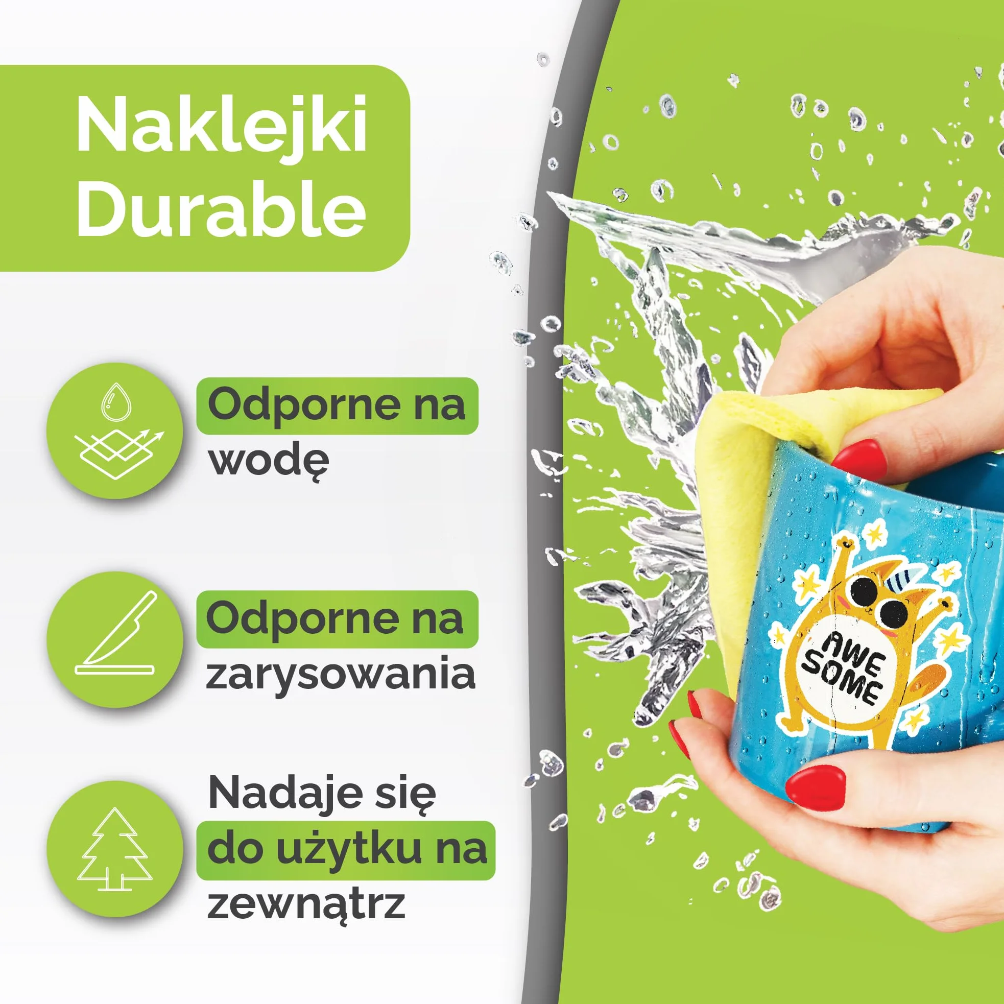 Papier do naklejek winylowych premium do drukowania, 34 arkusze, A4, matowy, wodoodporny, do druku laserowego i atramentowego, papier winylowy do drukowania, który szybko schnie, kompatybilny z Cricut