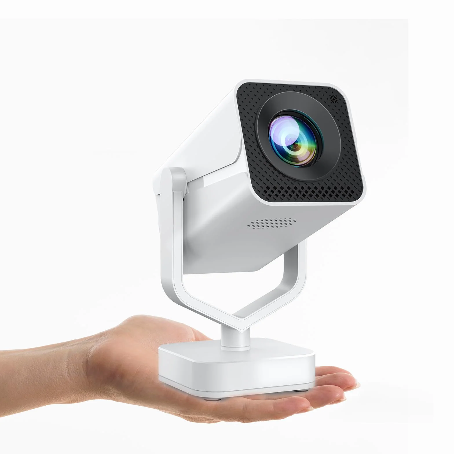 Projektor Mini AKATUO 4K 1080p Bluetooth WiFi6 Automatyczna Korekcja Trapezu Obrót 270°
