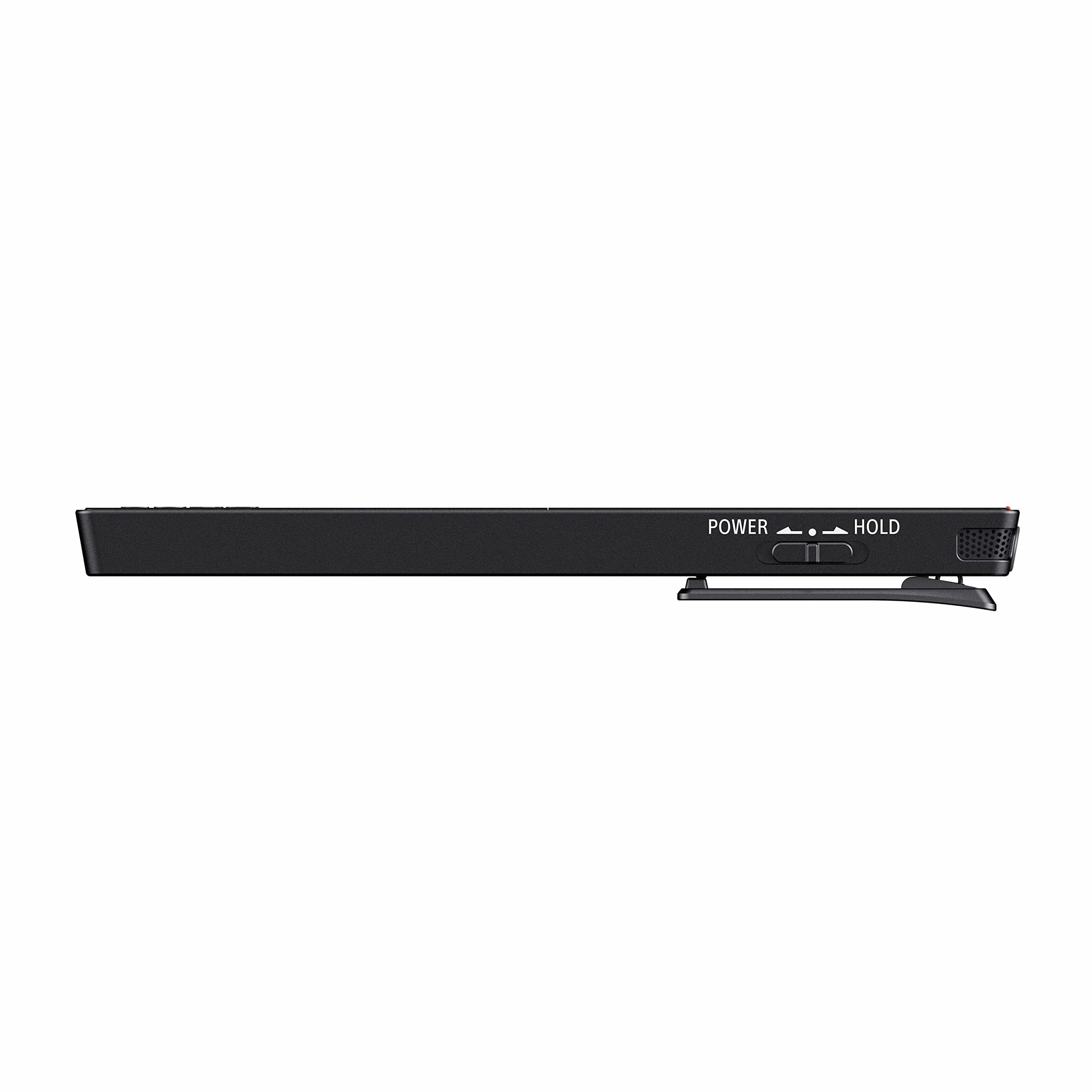 Sony ICD-TX660 smukły dyktafon cyfrowy z wyświetlaczem OLED, czarny
