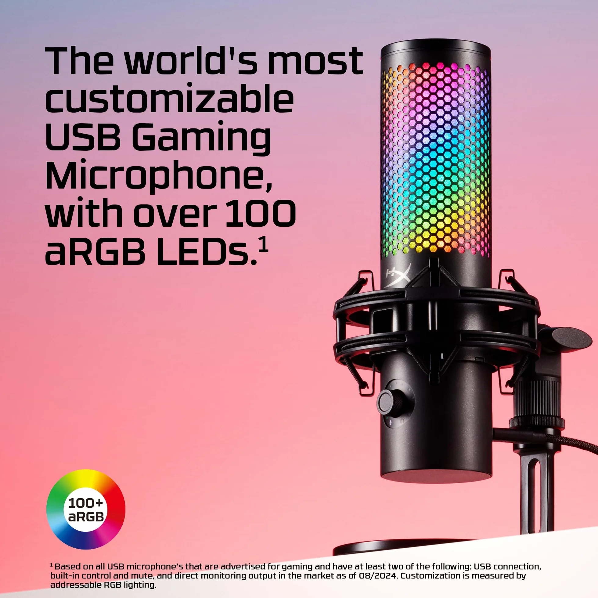 HyperX QuadCast 2 S mikrofon USB RGB czarny