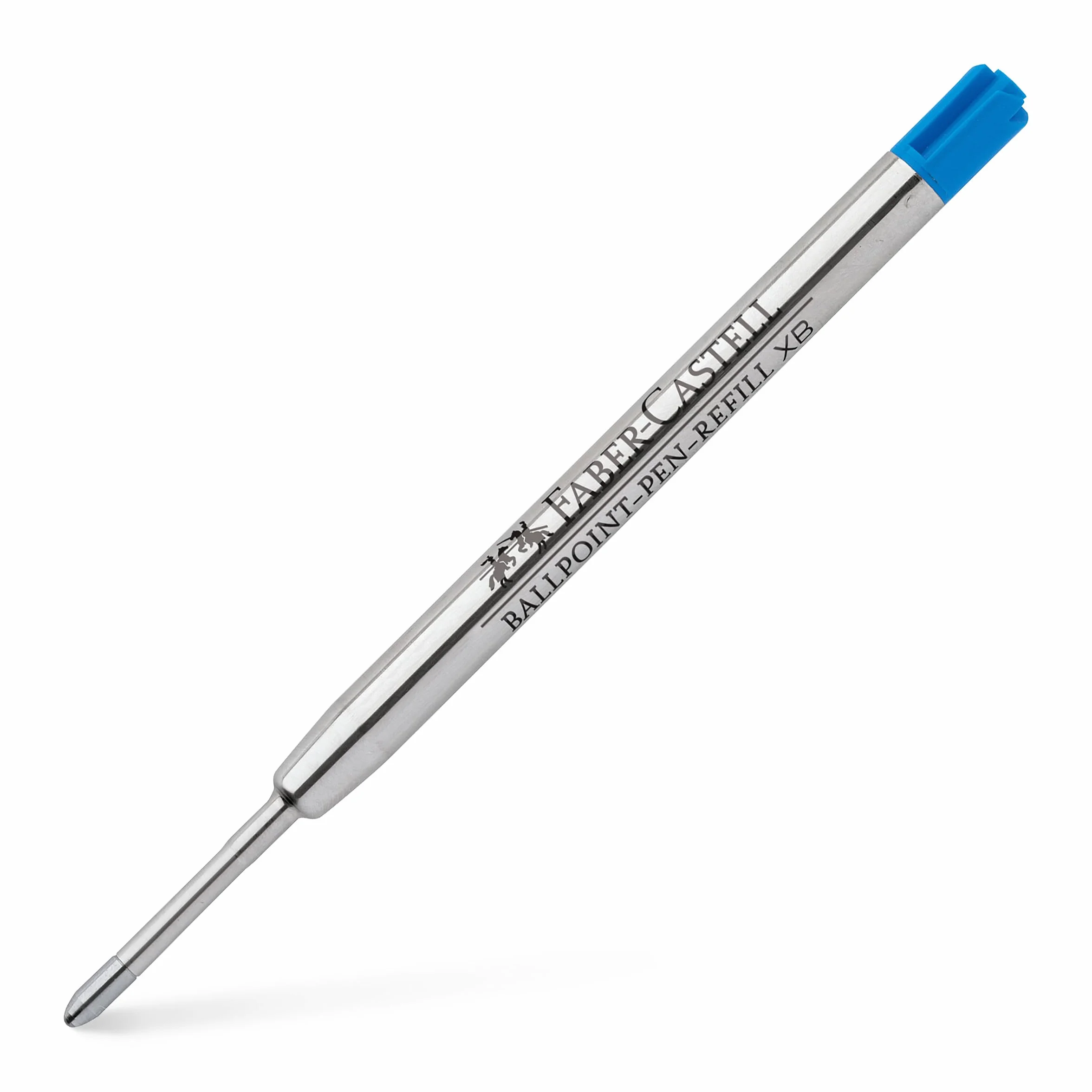 FABER-CASTELL 205041 – wkłady do długopisów XB niebieskie, 5 sztuk, odporne na blaknięcie, wkłady o dużej pojemności