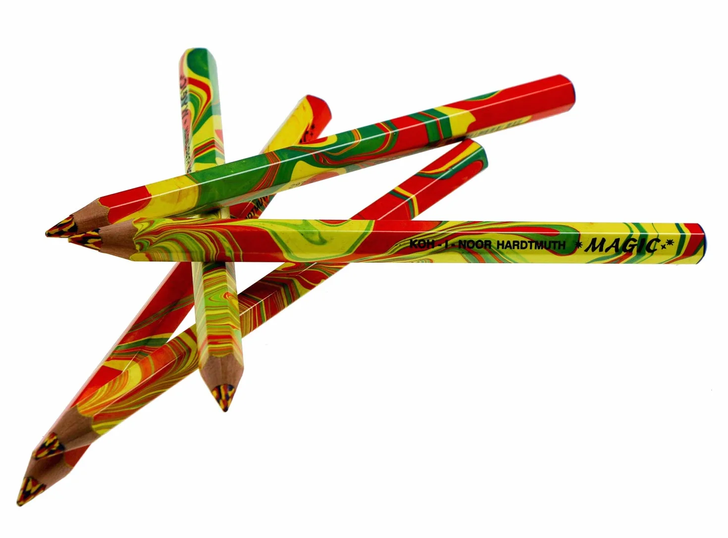 KOH-I-NOOR 'MAGIC' 3406 Jumbo Special kredki w kolorowym wzornictwie, wielokolorowe, opakowanie blistrowe