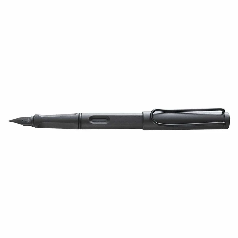 Lamy Zestaw składający się z 1 x pióro wieczne safari 017 w kolorze umbra dla osób leworęcznych i 1 x T10 3-częściowy zestaw wkładów atramentowych w oryginalnym kartonie – kolor tuszu niebieski