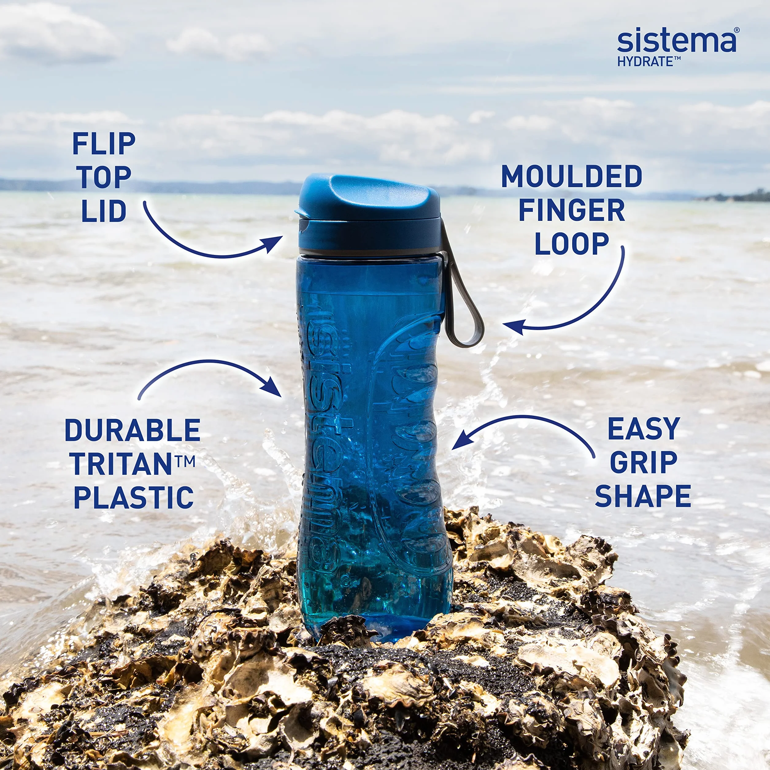 Sistema Hydrate Butelka na Wodę, Wielokolorowy, 800 ml