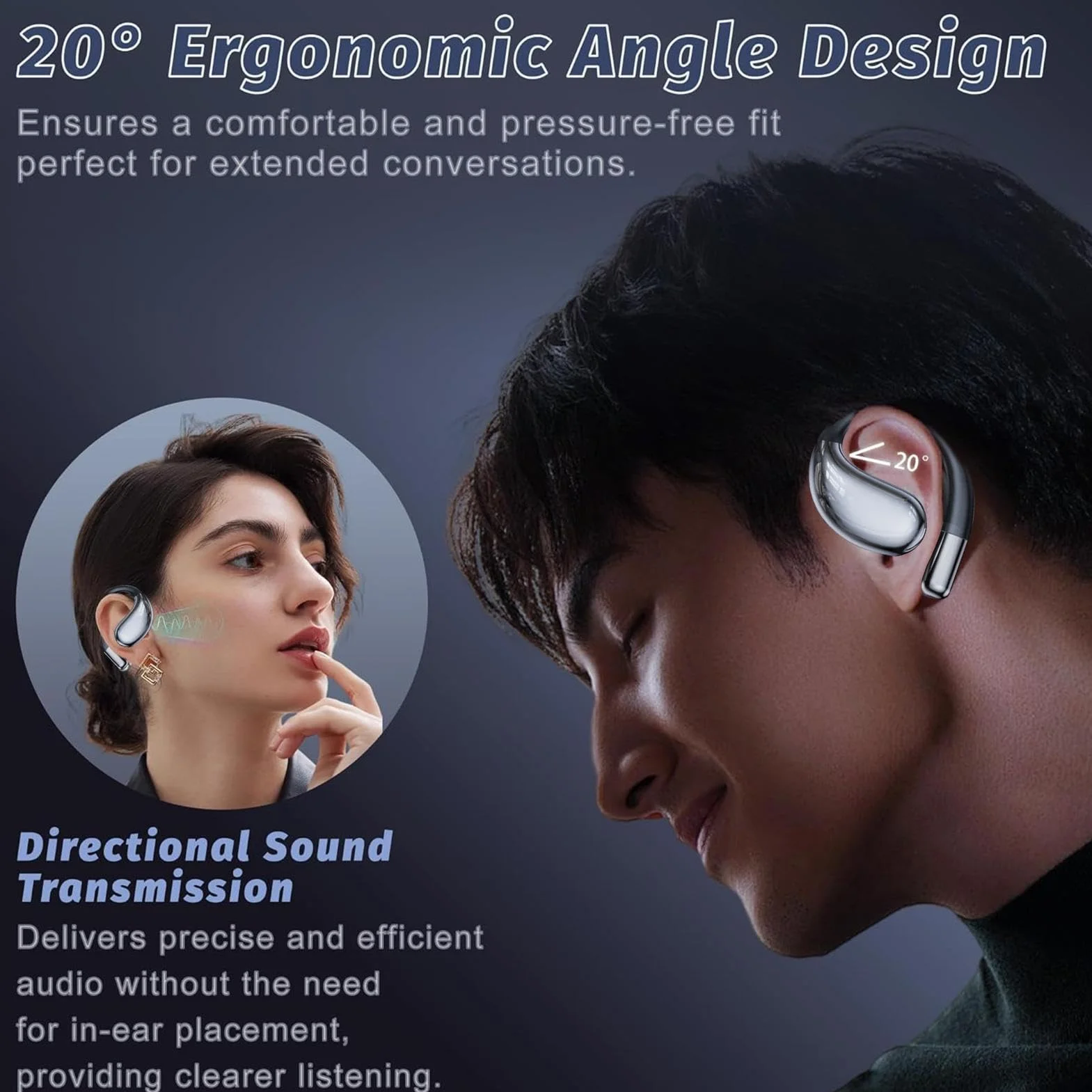 Travel Translator Earbuds | Ai Translator Earbuds | Translation Earbuds | Hifi Sound Earbuds | Smart Earbuds | Ai Translator Earbuds Real-time 60h Long Life And Hifi Sound For Travel Learning