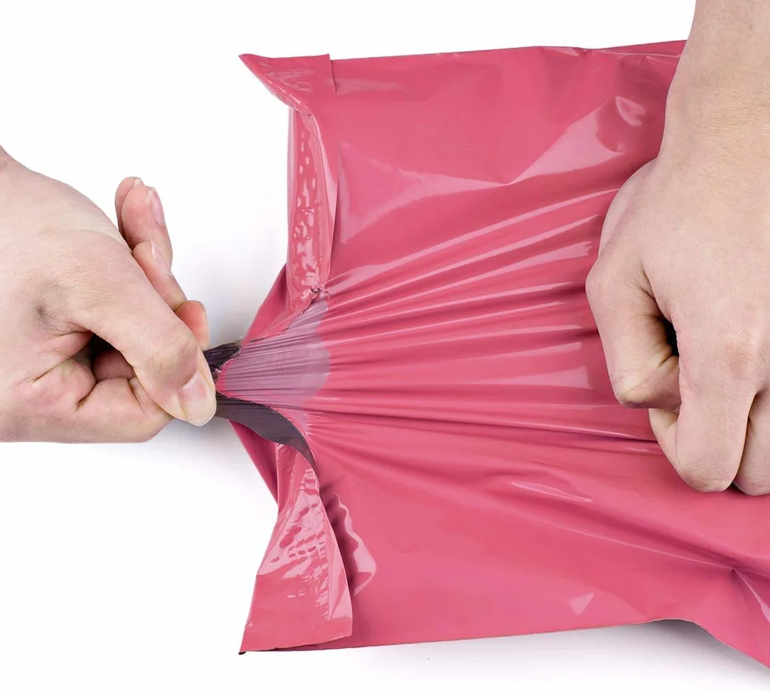 Torby pocztowe plastikowe 30,5 x 39,5 cm 100 szt. Różowy