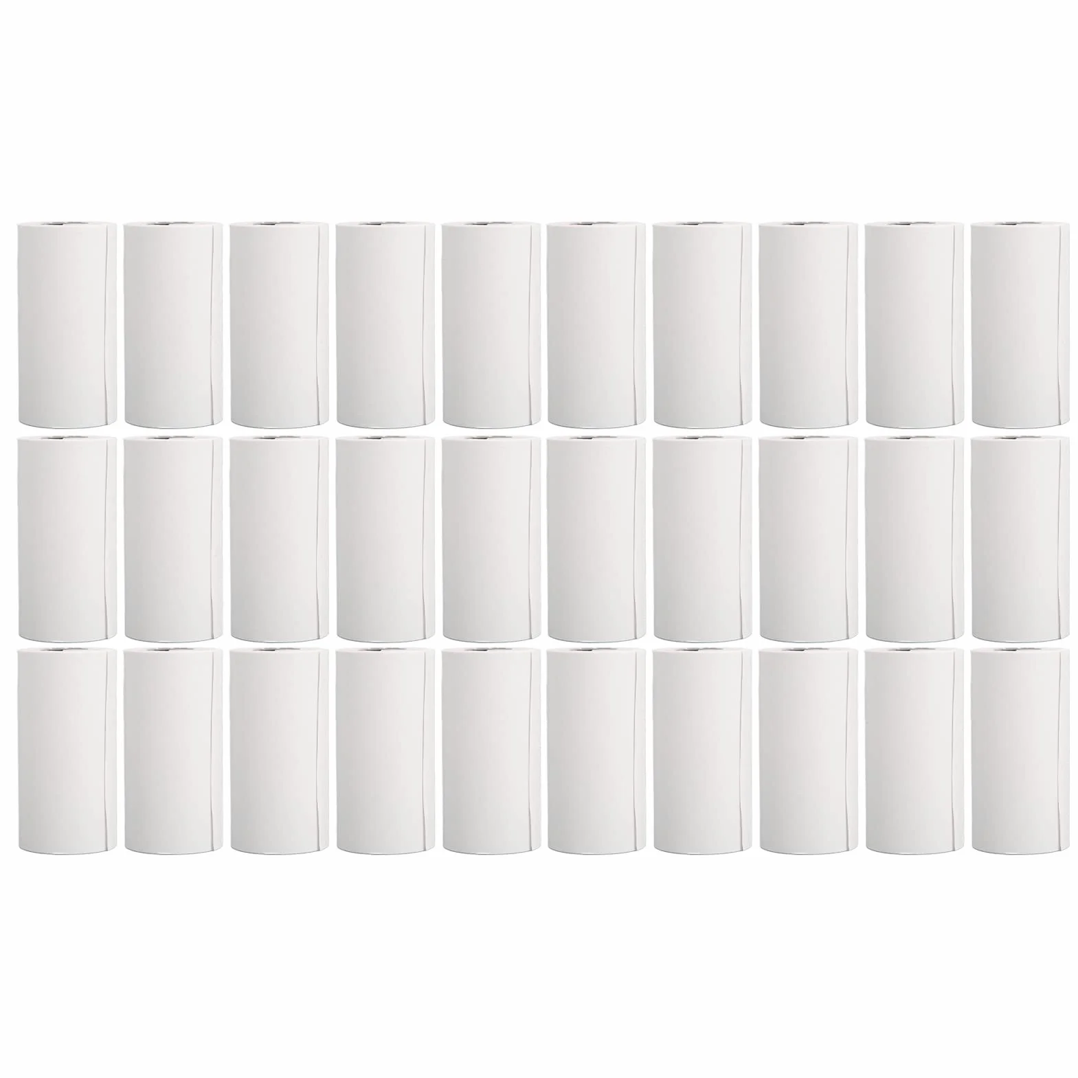 30 Rolek Papieru Pokwitowań, 57x30mm Papier Termiczny POS Rolki Papieru do Kas Fiskalnych, Długość 5m, Jednolita Powłoka Wyczyść Drukowanie Etykieta na Pokwitowanie do Mini Drukarki
