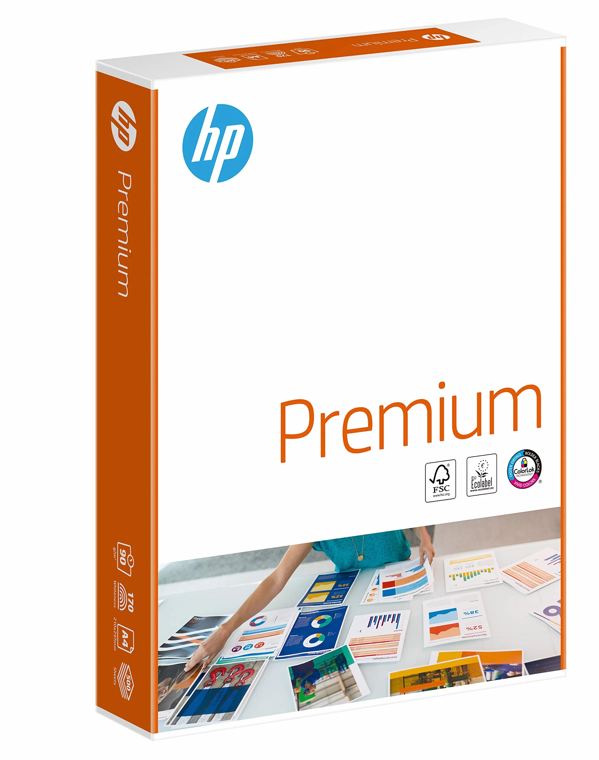 Hp Papers Premium CHP852 Papier do Drukarki, Biały, A4 / 500 sztuk
