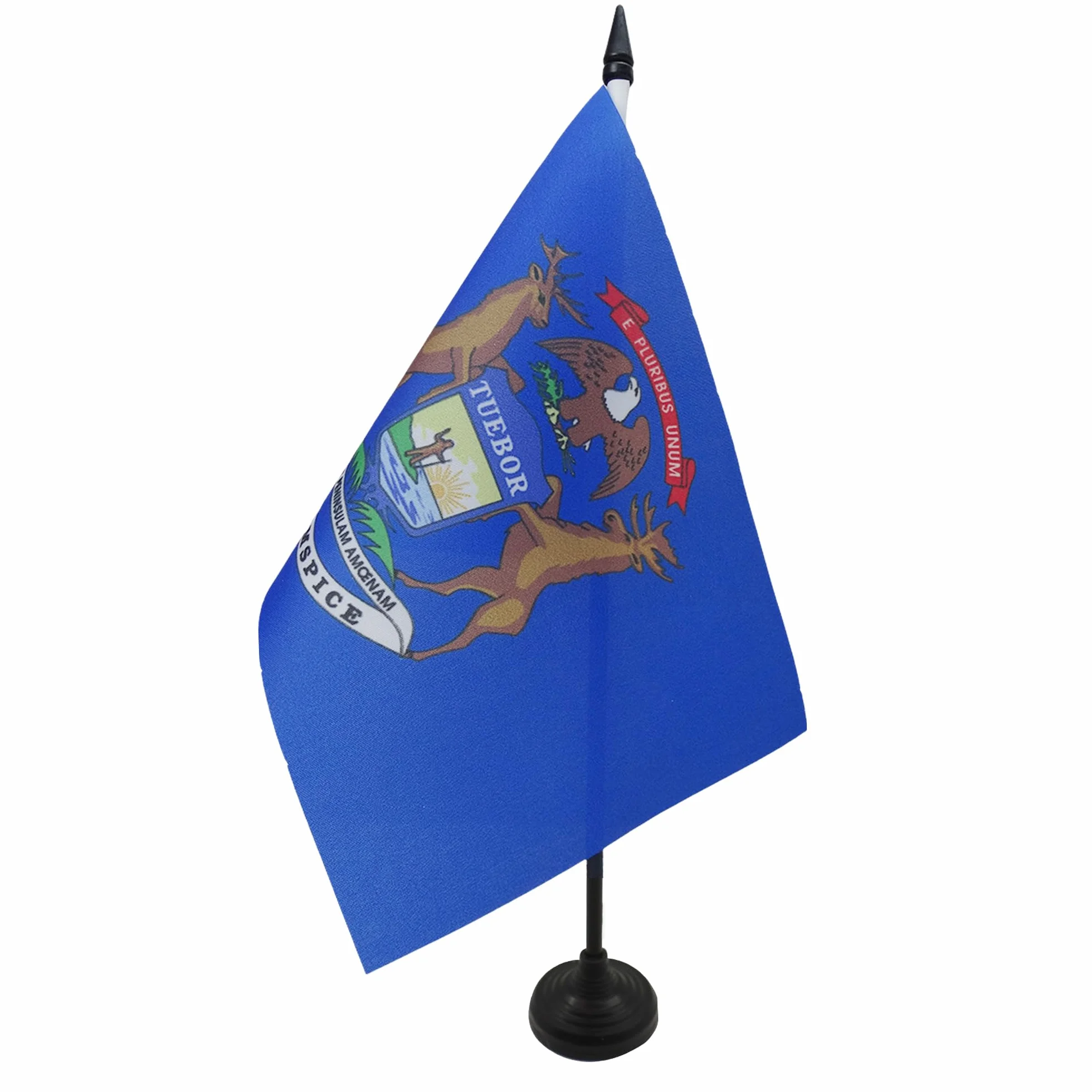 Drapeau de Table Michigan, 21cm x 14cm
