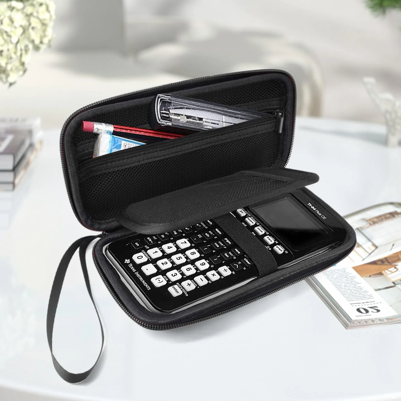 Etui do Texas Instruments TI-84 TI-83 Plus CE Kalkulatory graficzne, twarda torba EVA odporna na wstrząsy