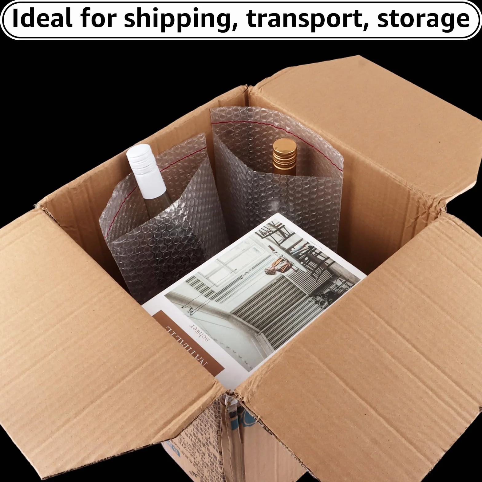 CYEER 100 sztuk samoprzylepnych torebek bąbelkowych 20 x 30 cm Bubble Wrap