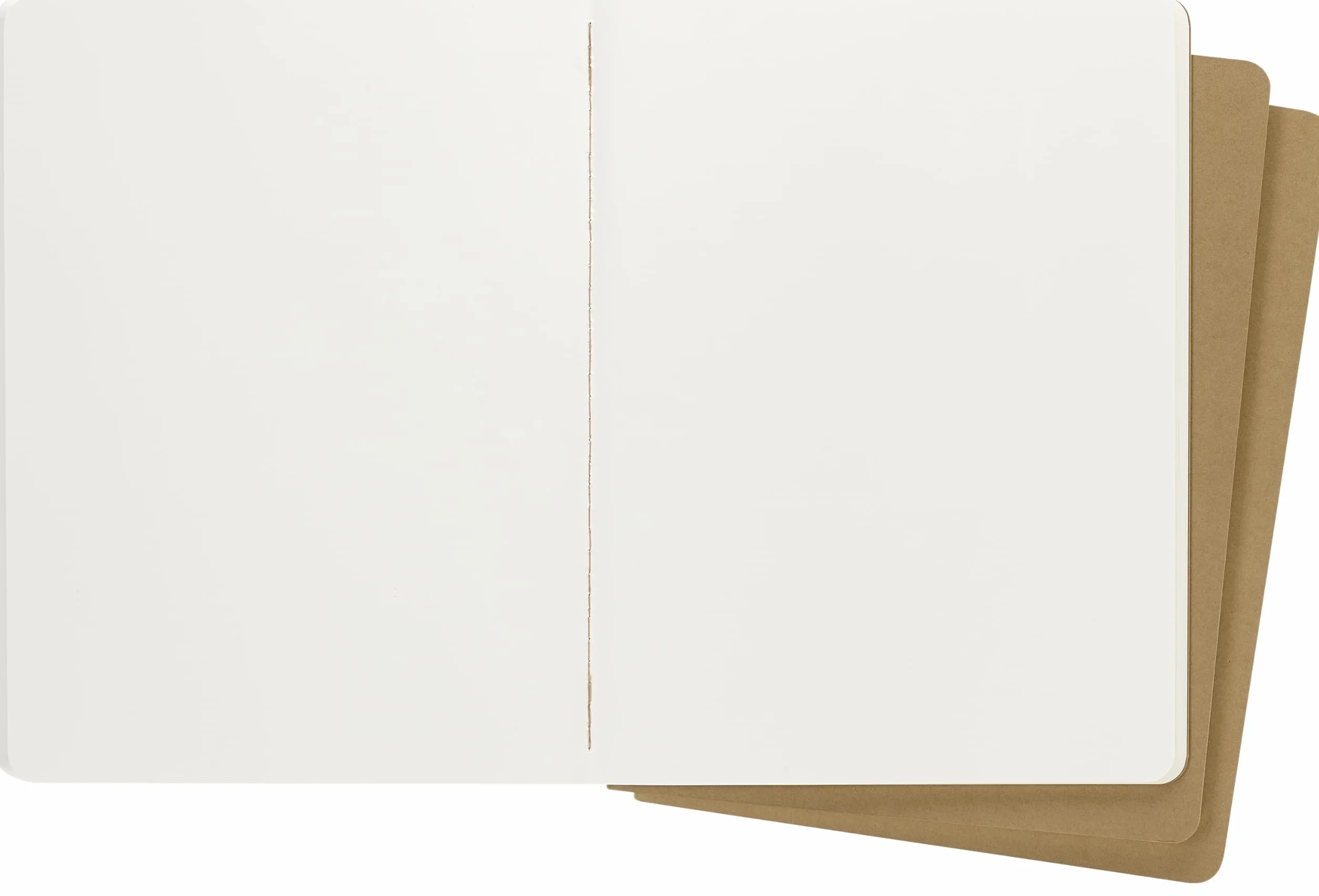 Moleskine Cahier Extra Large blanko packpapierbraun. 3er Pack