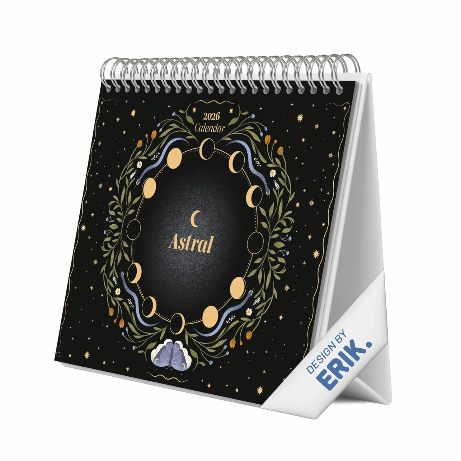 Grupo Erik Desk Calendar 2026 Astral Astrology Monthly Planner