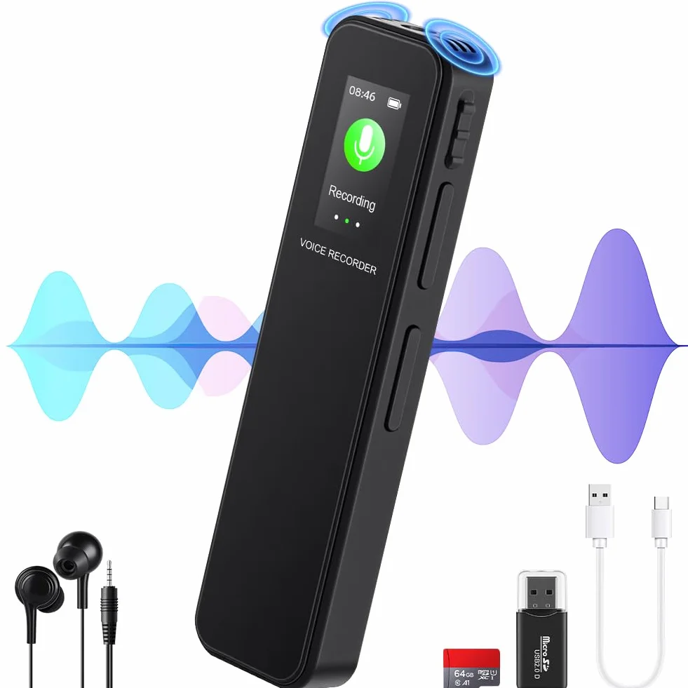 Dyktafon cyfrowy 64 GB