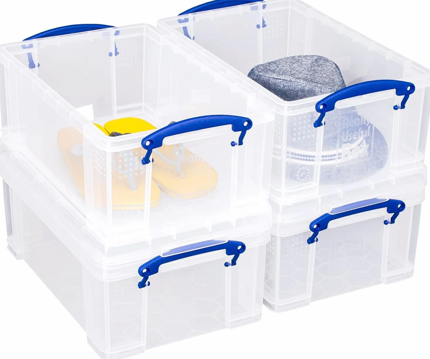 Really Useful Box 9 litrów 395x255x155 mm na 24 płyty DVD przezroczyste