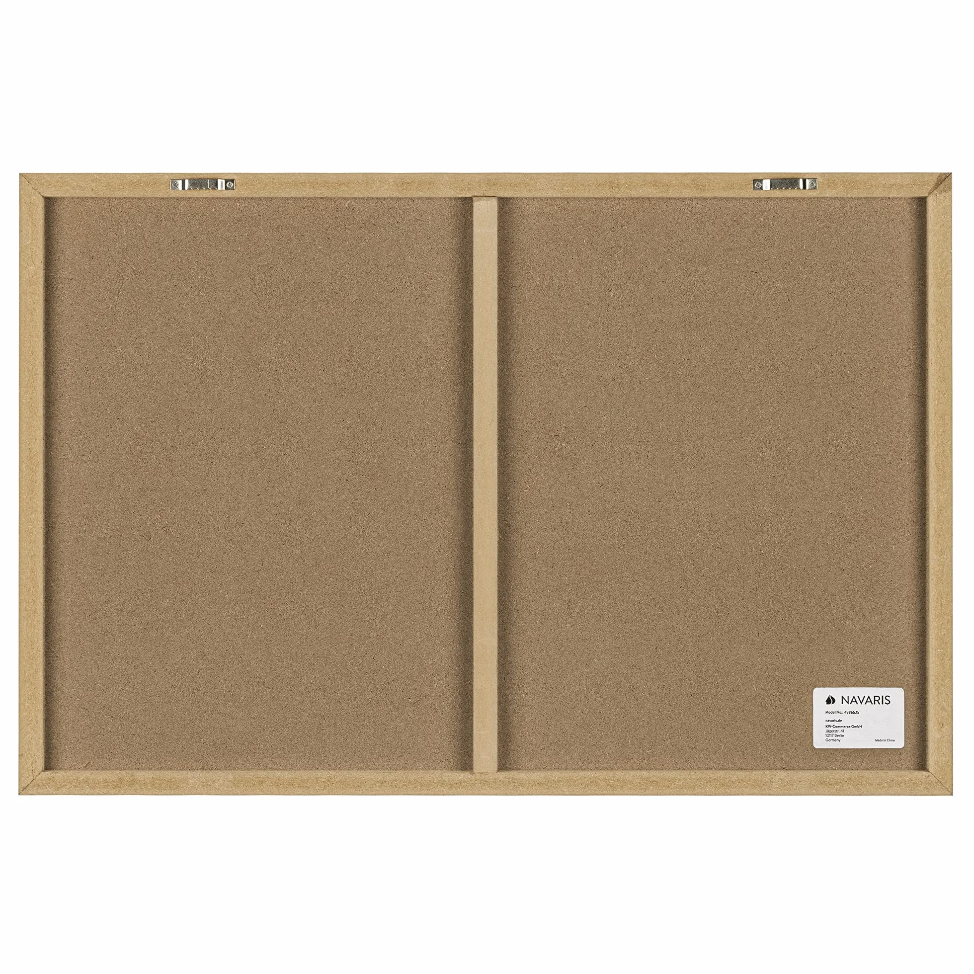 Navaris Tablica Magnetyczna Do Przypinania Notatek - 60 x 40 cm, Różne Wzory - Zmywalna z Uchwytem, Magnes, Długopis