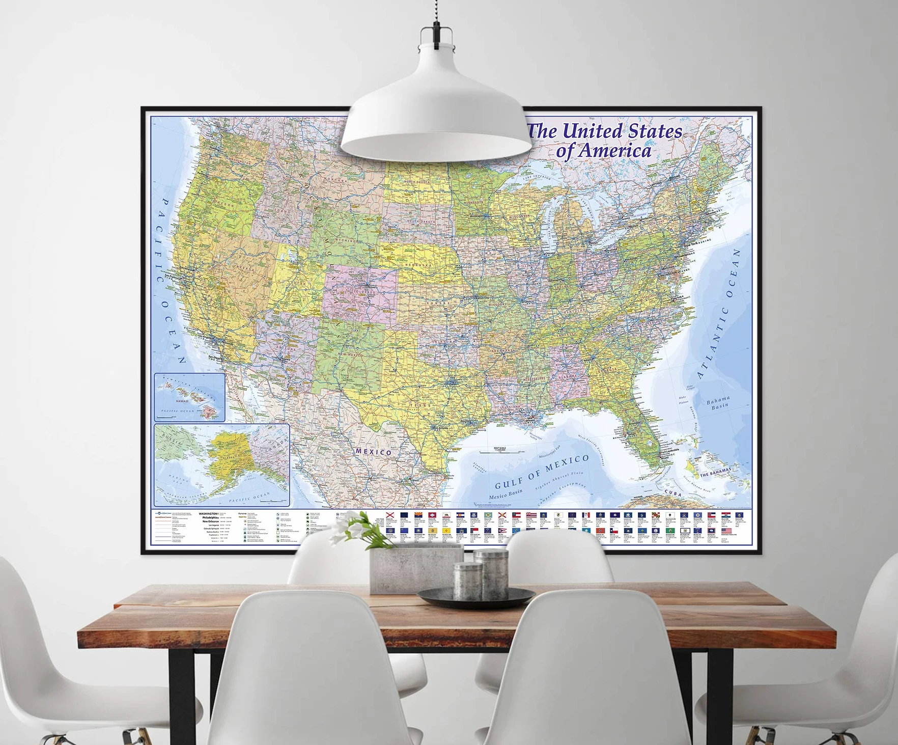 Close Up Xxl Mapa Usa 140 x 100 cm