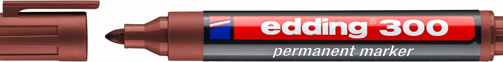 Edding 300 markerów permanentnych 10 kolorów 1,5-3 mm wodoodporna szybkoschnąca
