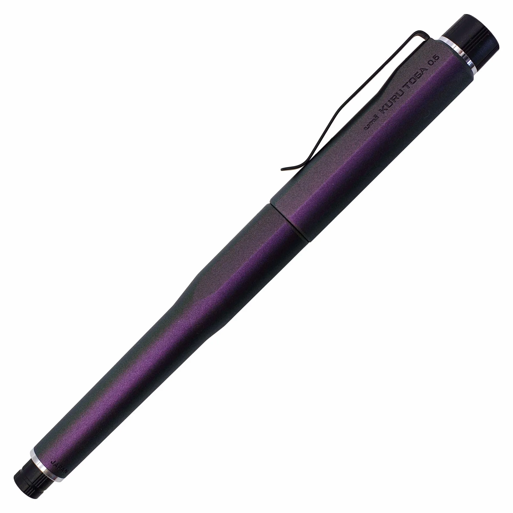 Uni Kuru Toga M5-50001PA.11 ołówek mechaniczny 0,5 mm automatyczny obrót ołowiu fioletowy zorza polarna