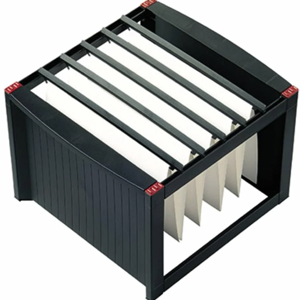 Helit Pudełko na teczki wiszące H6110092 czarne, czerwone 1 szt.