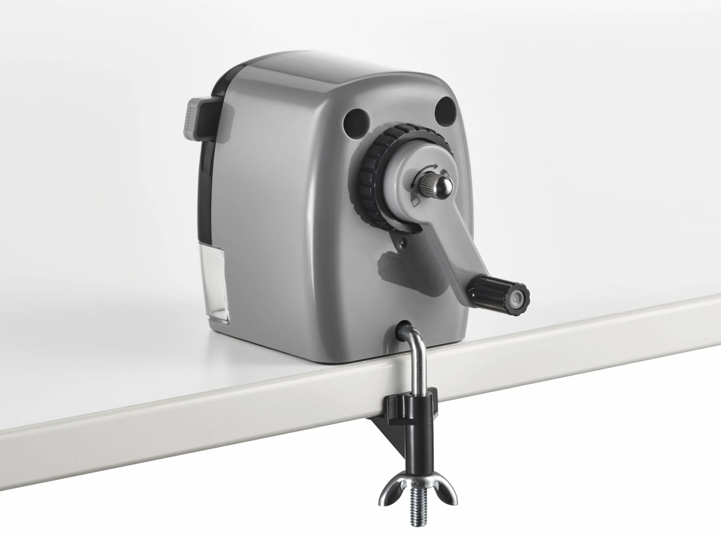 Dahle 133 ręczna temperówka (temperówka do ołówków o średnicy do 11,5 mm), szara/czarna