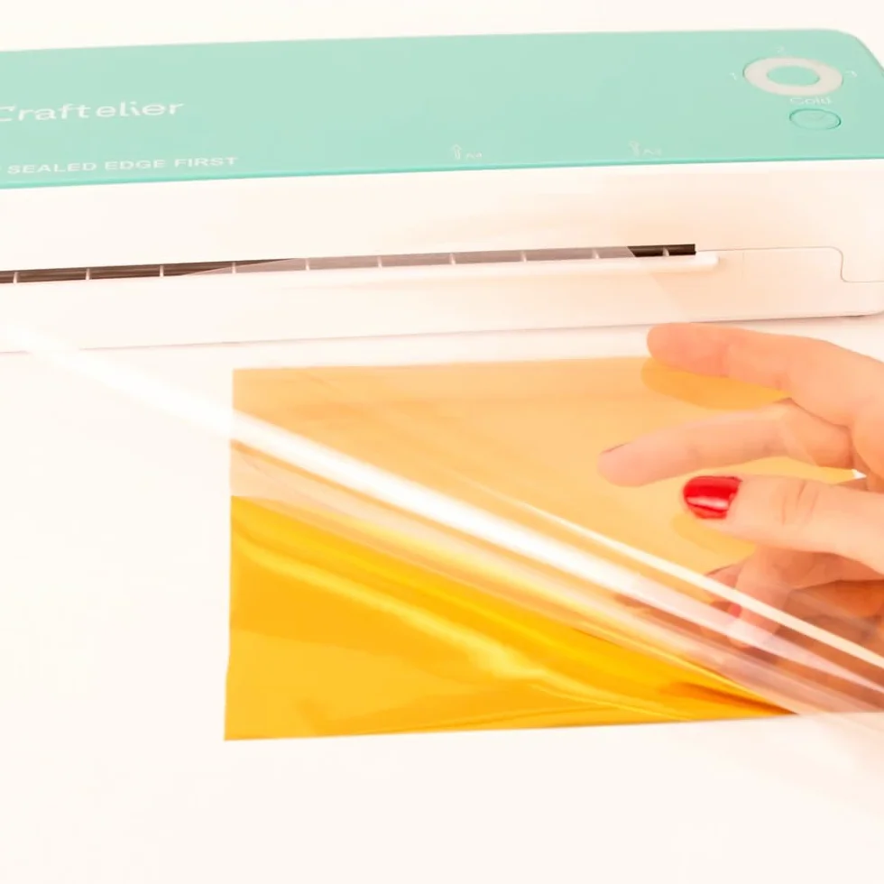 Craftelier - Zestaw 3 okładek do laminowania i nakładania folii, foldery transferowe wielokrotnego użytku, chroń swoją maszynę i ulepszaj swoją pracę, odpowiednio rozprowadzając ciepło, 31 x 35 cm