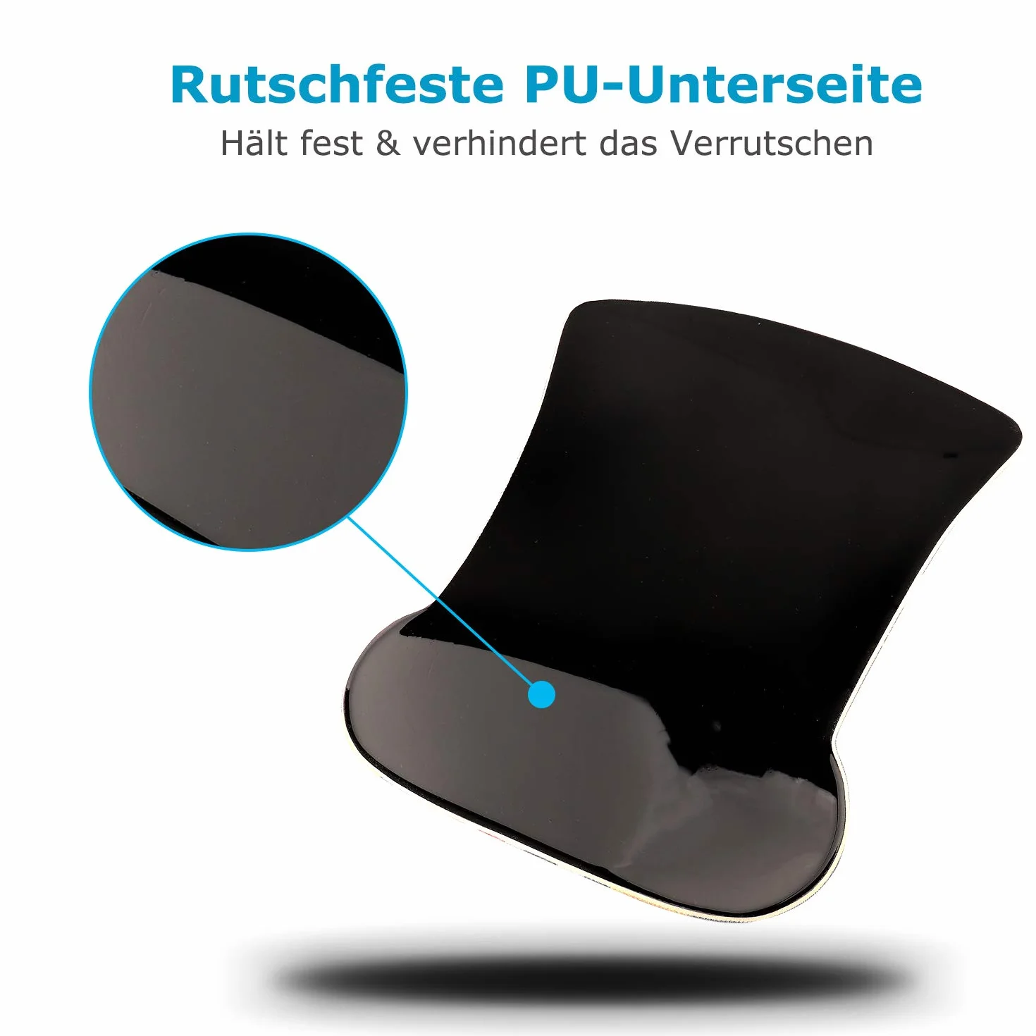 AOKSUNOVA Ergonomiczna podkładka pod mysz z podkładką pod nadgarstek, żelowa podkładka pod mysz z poduszką żelową z motywem