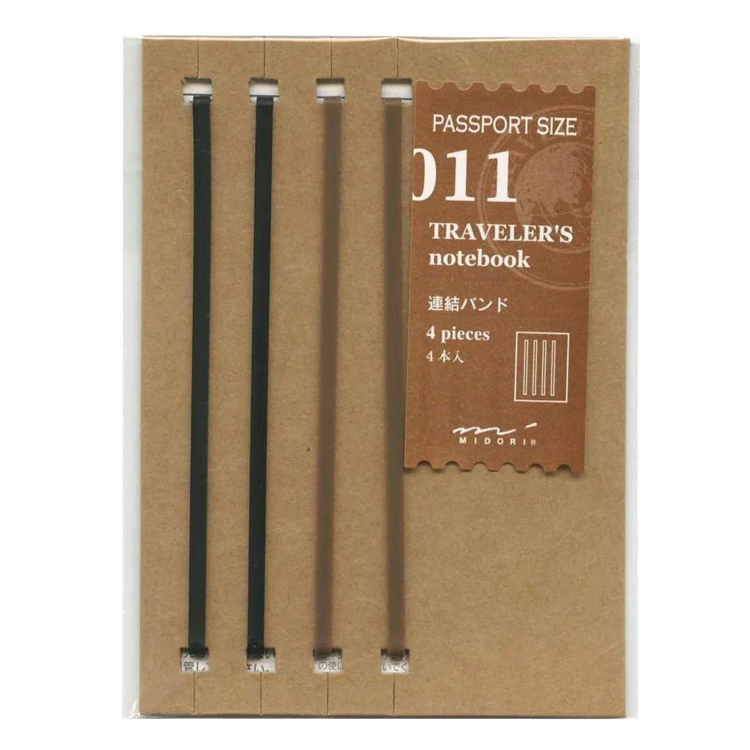 Midori Travelers Pasek łączący refill do notesu podróżnego w rozmiarze paszportu