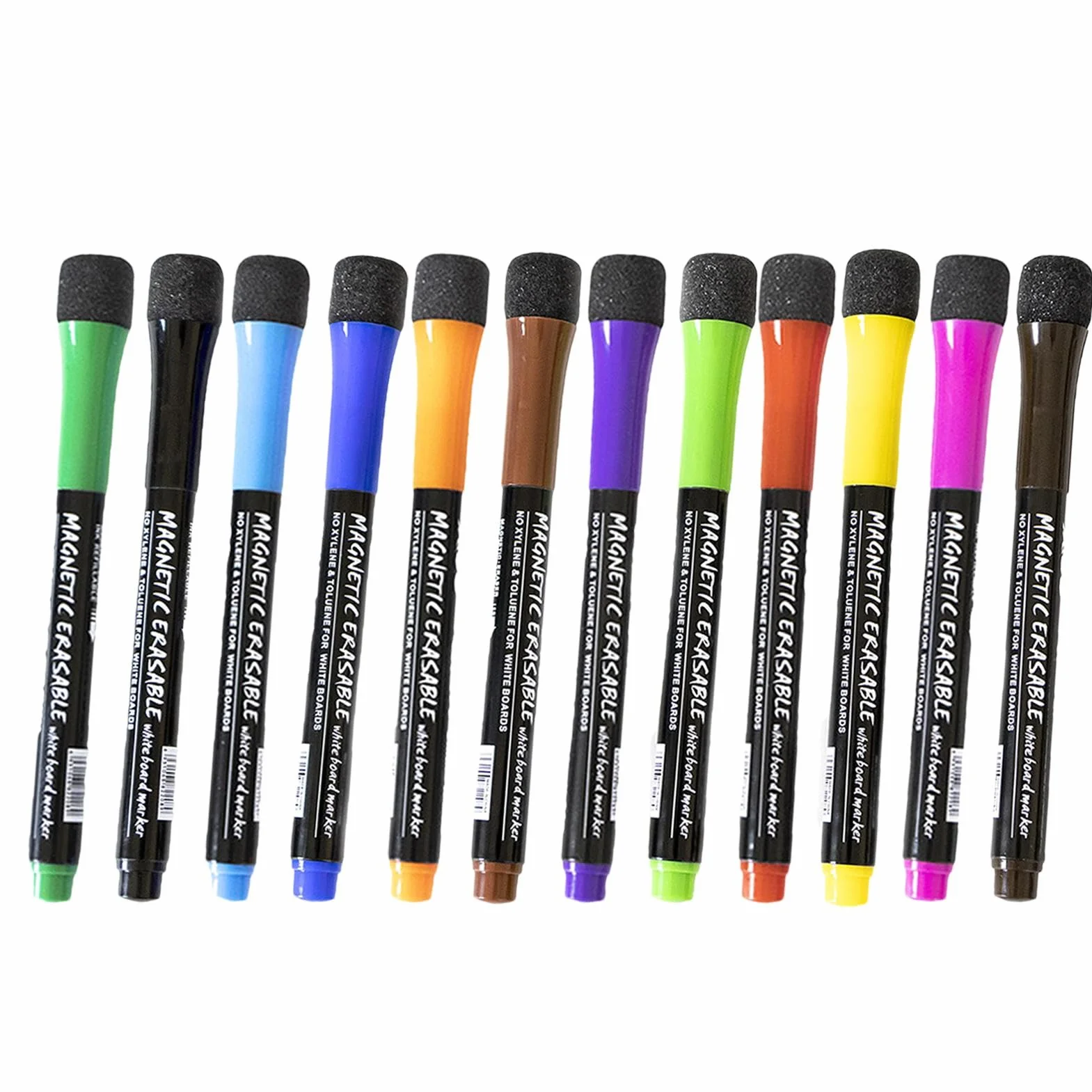 Magnetic Whiteboard Pens, Magnetic Whiteboard Pen, Magnetic Whiteboard Pens, 12 opakowa? magnetycznych markerów do tablic magnetycznych, niskim zapachu pisaki do tablic magnetycznych, cienkich