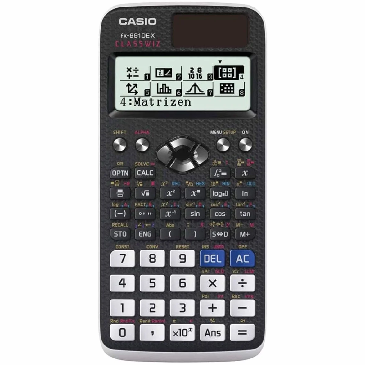 Casio Classwiz FX-991DE X Kalkulator Naukowy, Czarny, 8x21 znaków