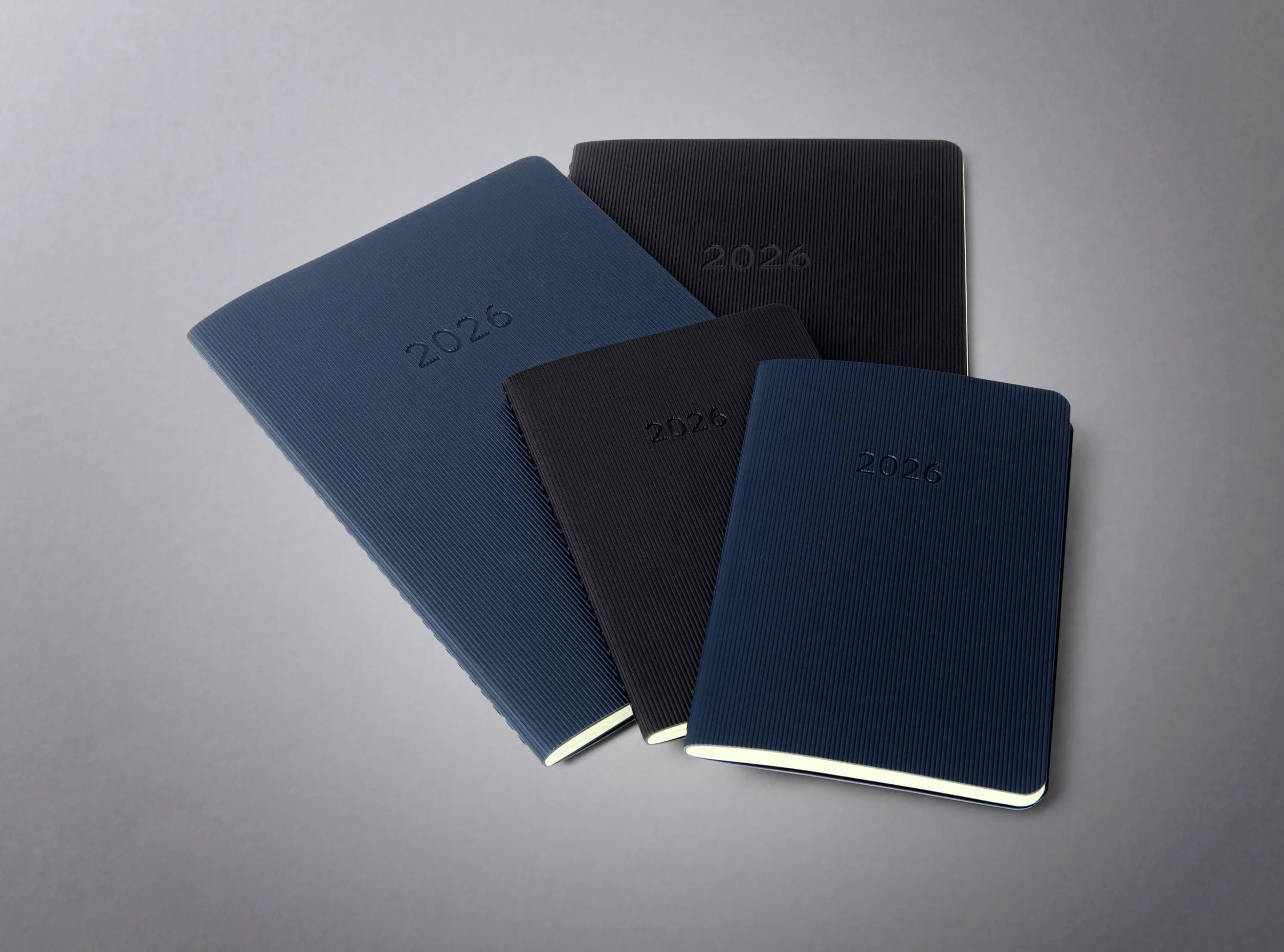 SIGEL C2684 Monats-Kalenderheft Conceptum 2026, ca. A5, , schwarz: Agenda Conceptum, Classic, Softcover