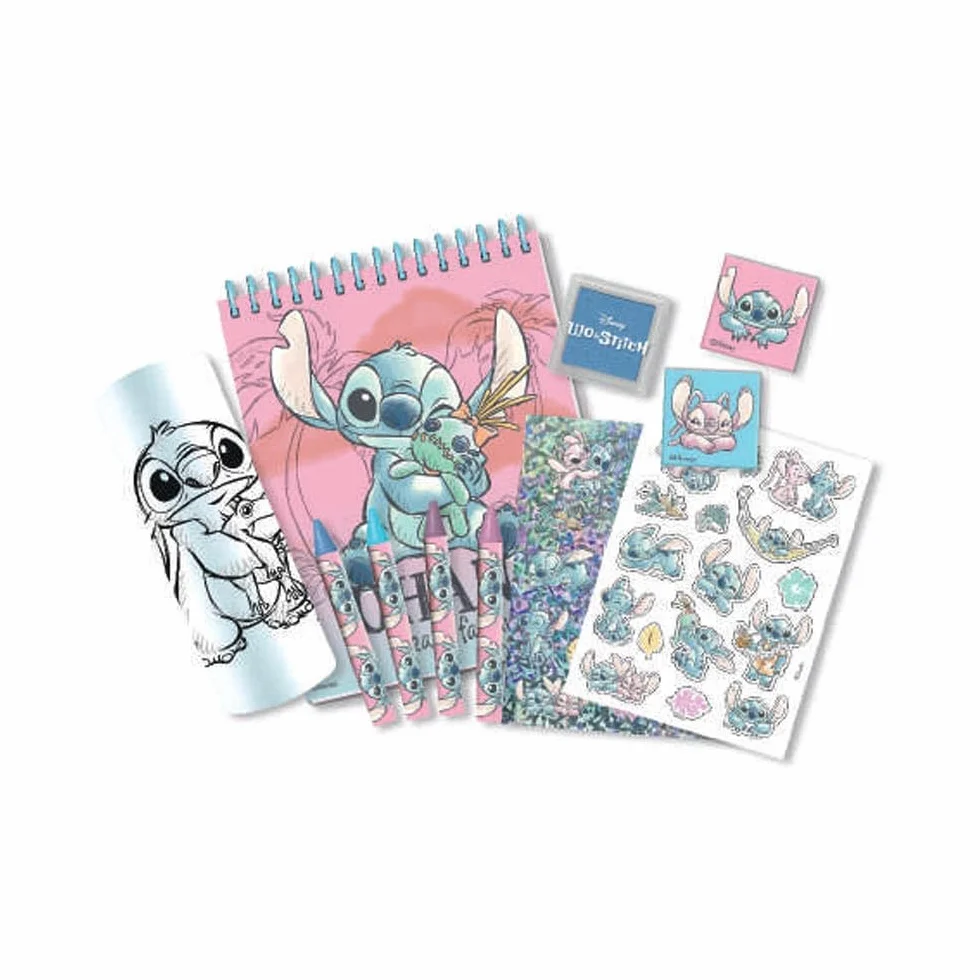 Disney Zestaw przyborów piśmienniczych w walizce 3D Stitch
