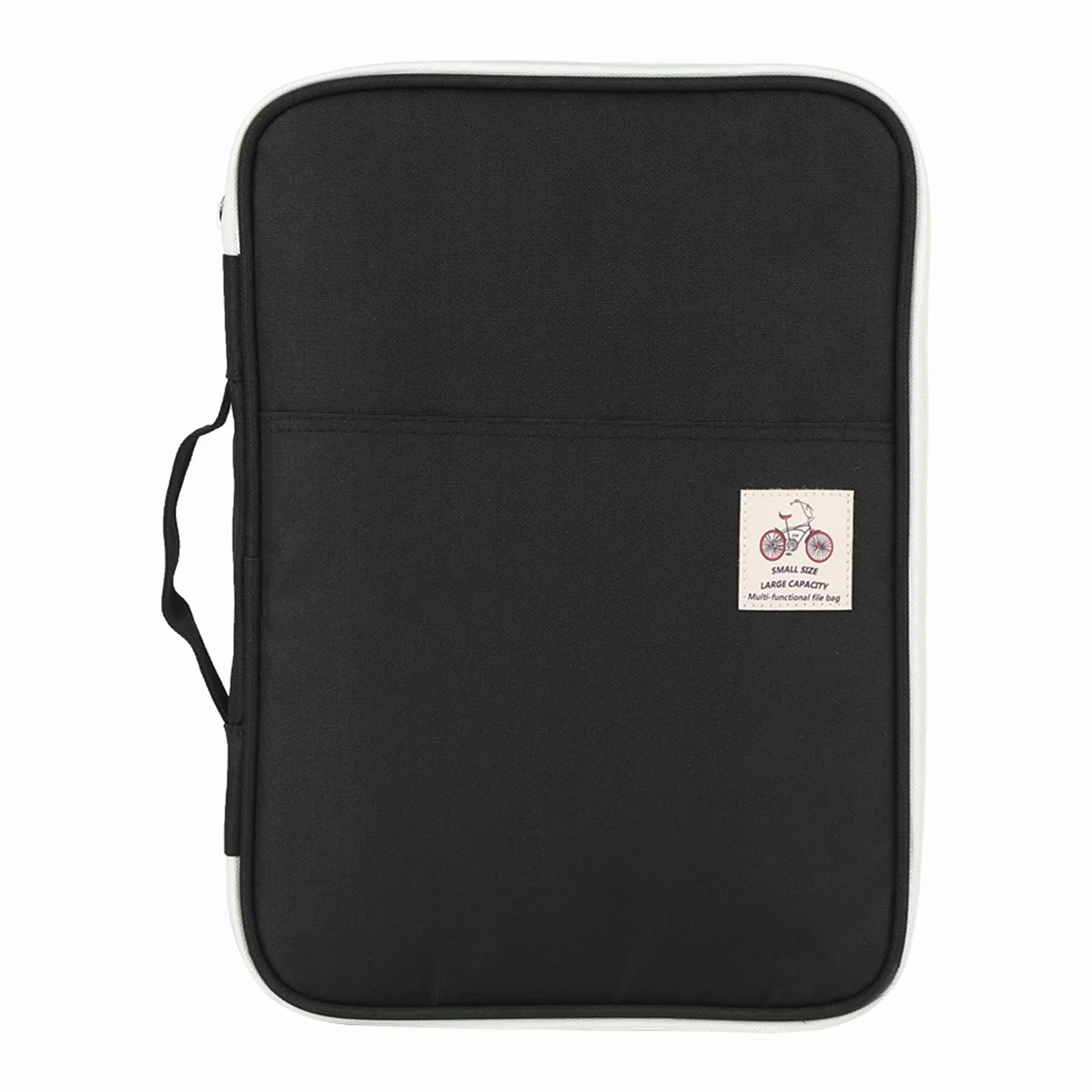 A4 teczka na dokumenty z zamkiem błyskawicznym, wodoodporną podróżną teczkę do smartfonów, notebooków i dokumentów, 35 x 25 x 3,5 cm (kolor