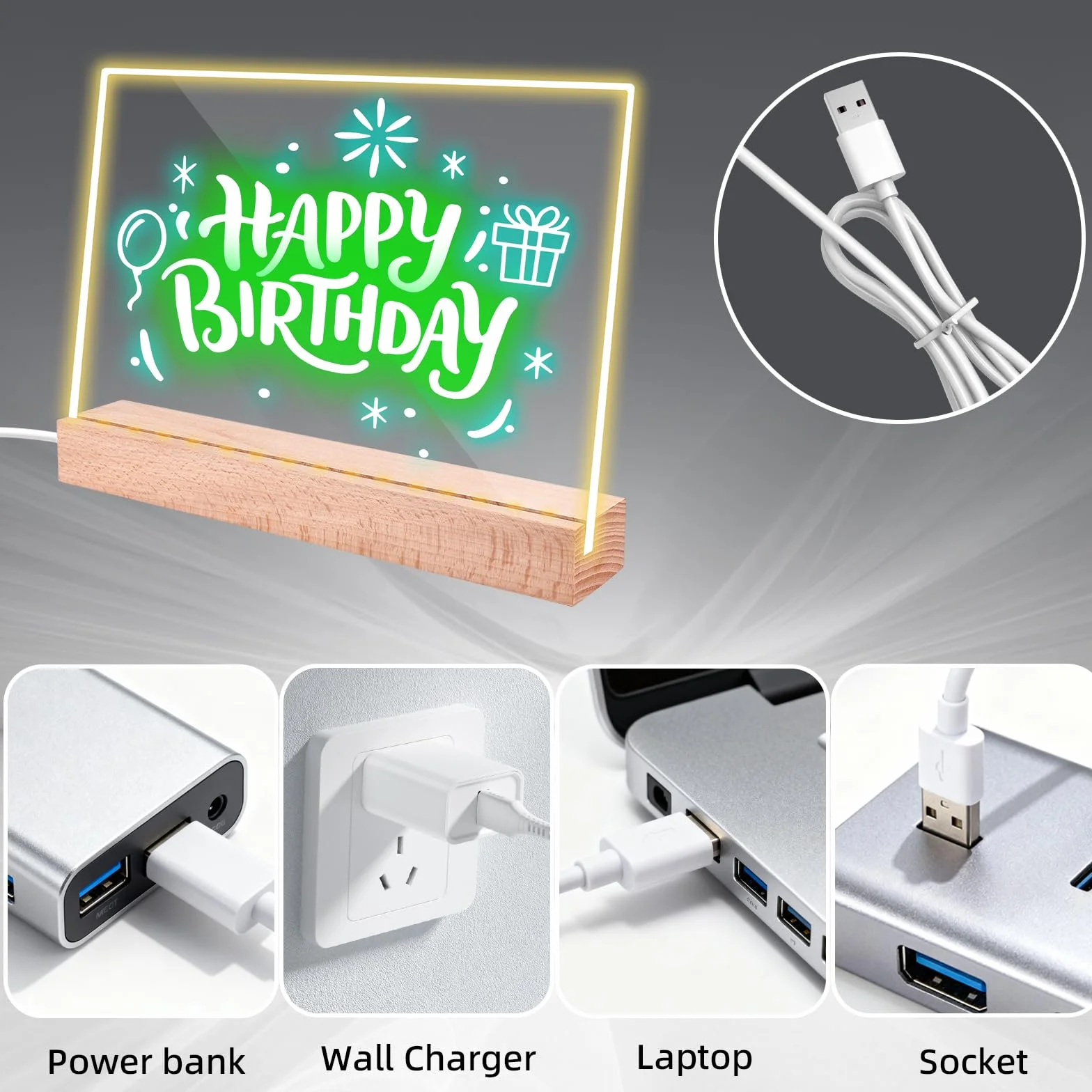 NZQXJXZ Tablica do rysowania LED