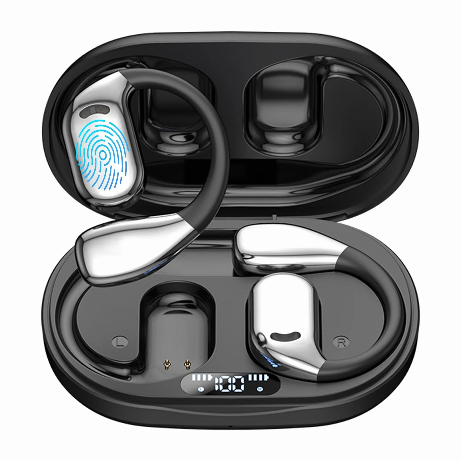 Ki słuchawki tłumaczące, 144 języki, tłumacz w czasie rzeczywistym, bezprzewodowy tłumacz słuchawek Bluetooth, słuchawki do nauki, podróży