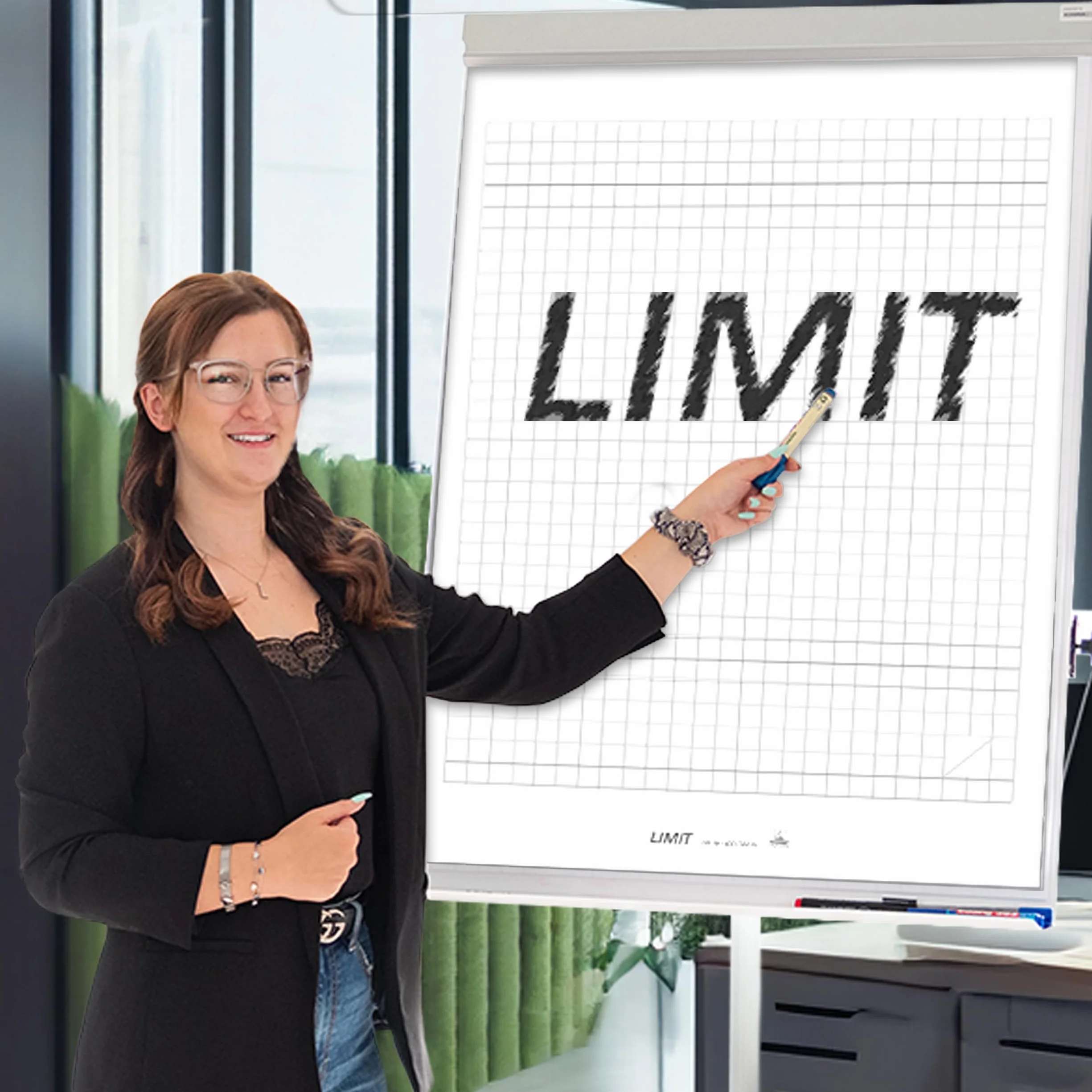 Papier flipchart w kratkę 70 g/m² 20 arkuszy 5 sztuk