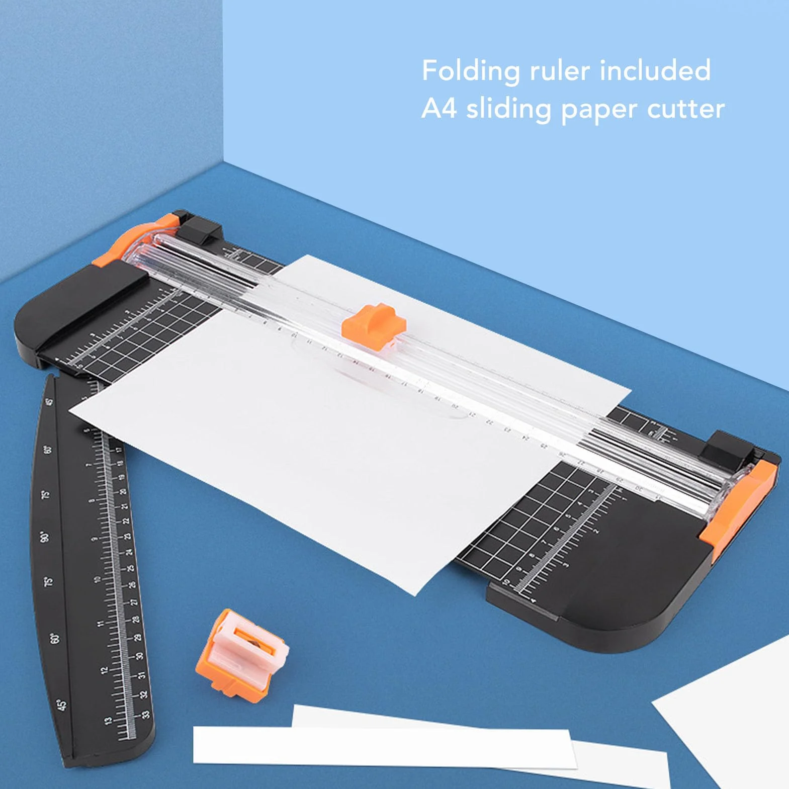 12 Inch A4 Office Paper Cutter Manual Scrapbooking Tool Features Safety Guard Side Ruler Auto Safety Guard Side Ruler Manual Scrapbooking Tool