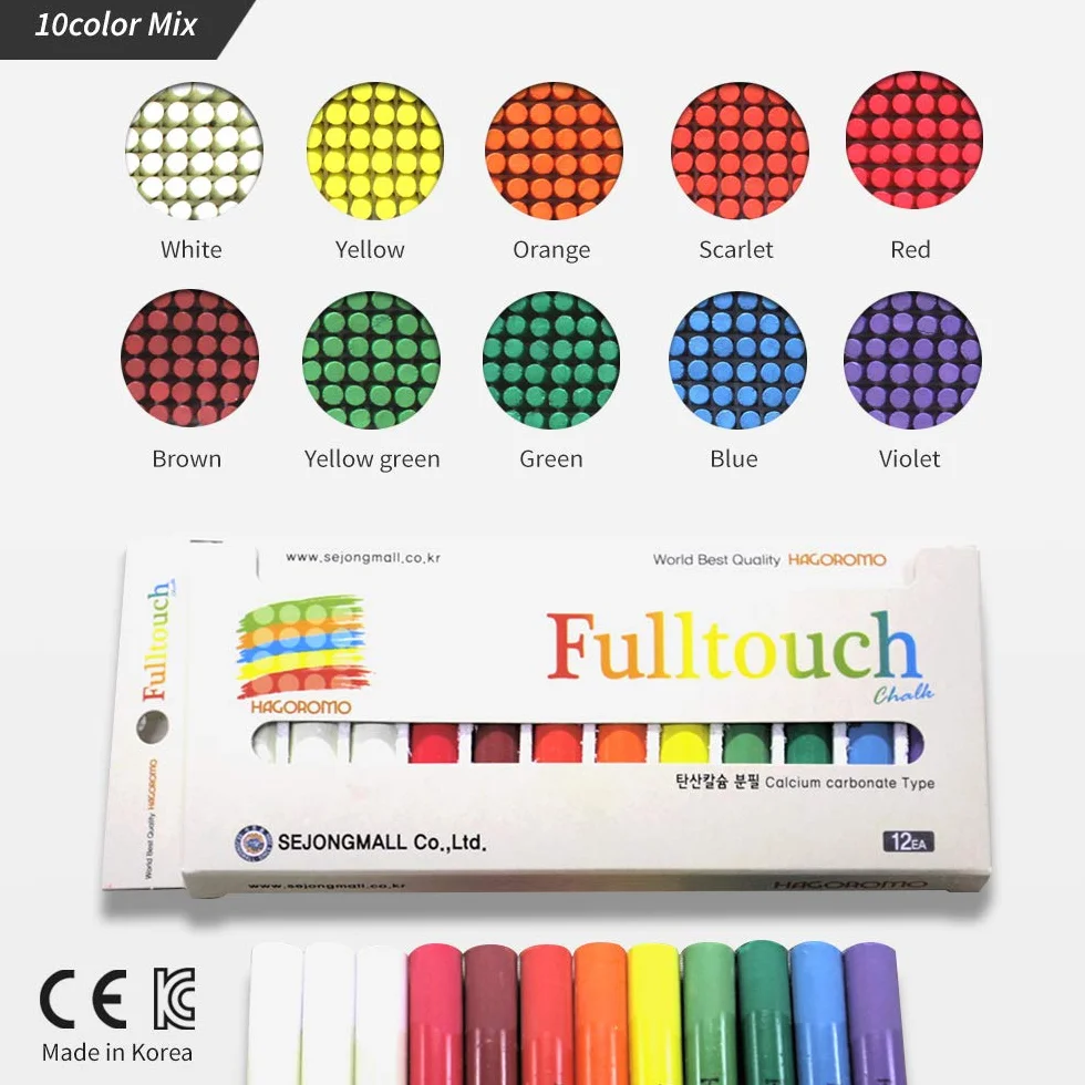Hagoromo Fulltouch 12 kred mieszanych 10 kolorów