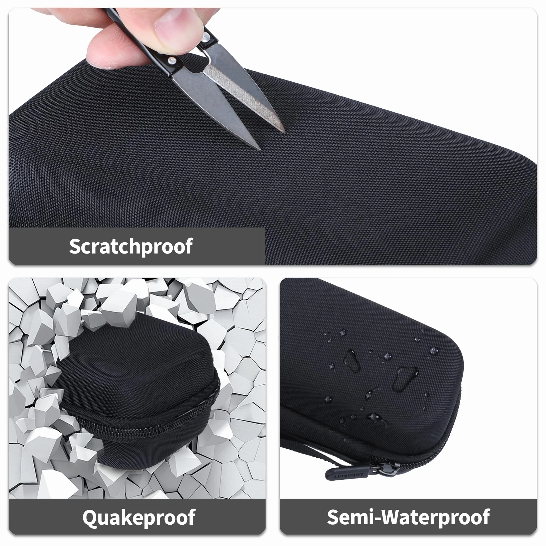 Lebakort Twarde etui pokrowiec na Zoom H1n / Zoom H1essential Przenośny rejestrator stereo