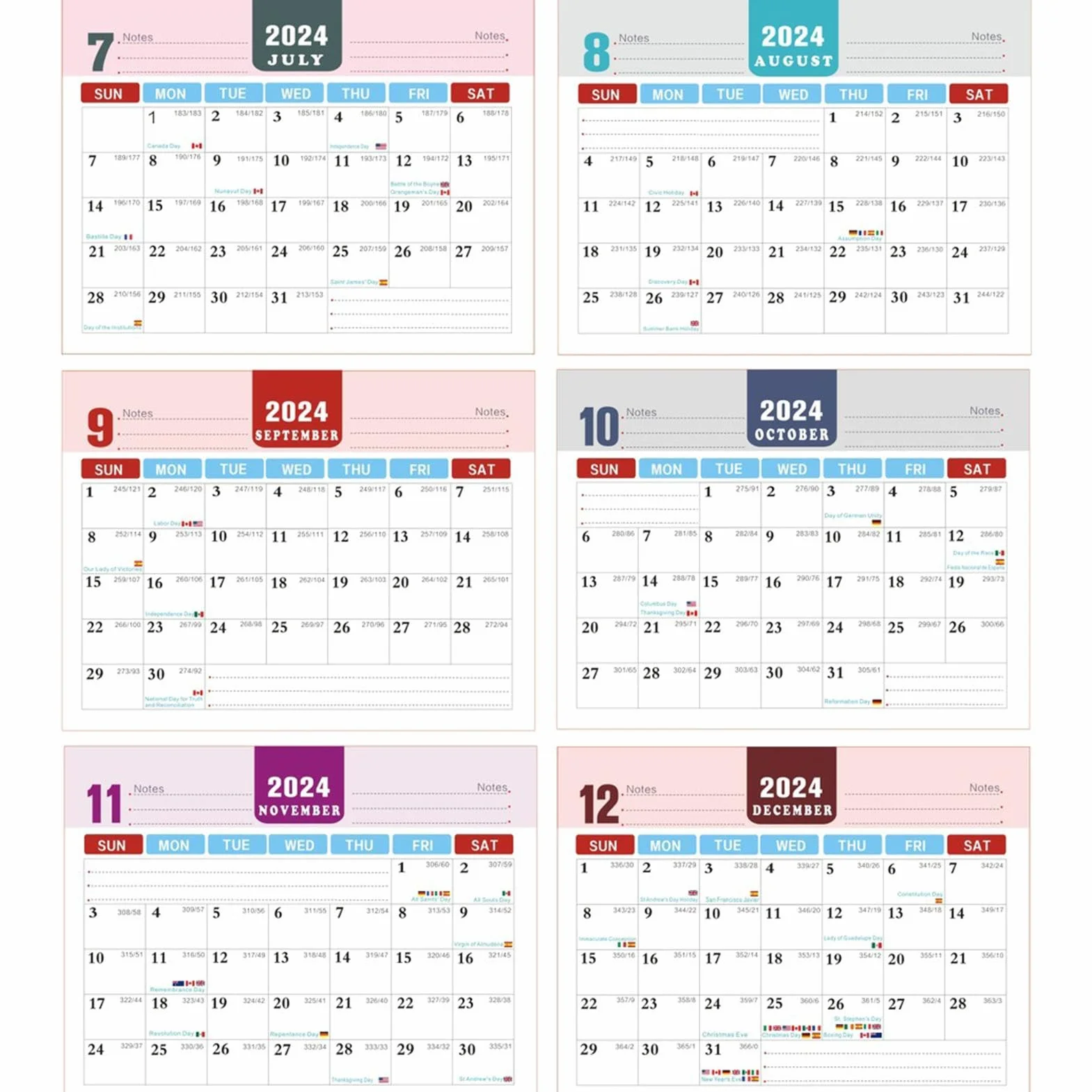 Desktop Calendar 2025-2026, Monthly Planner, 8x7.8 Inch with Stickers for Home School