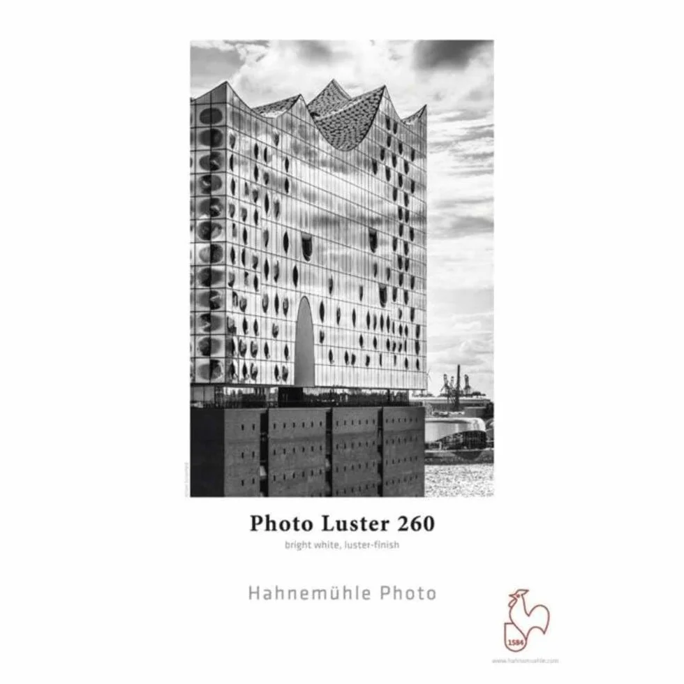 Hahnemühle Photo Luster papier, 260 g/m², DIN A3+, 329 x 483 mm, jasnobiały, papier fotograficzny