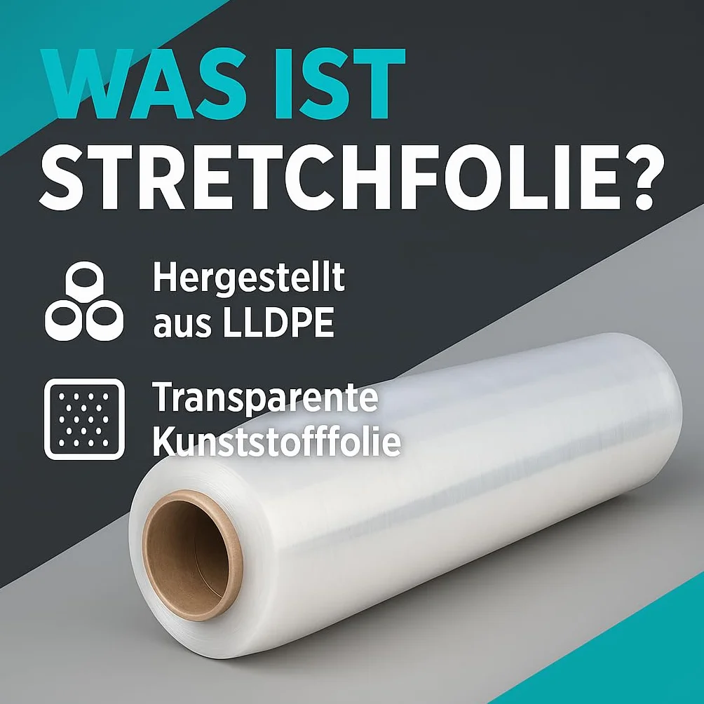 GiDeli Folia stretch przezroczysta Rulowana folia stretch - Folia do owijania - Ręczna folia stretch 450m / 50cm Materiał pakowy - Folia pakowa na rolkach - Folia do mebli - Folie do przeprowadzki