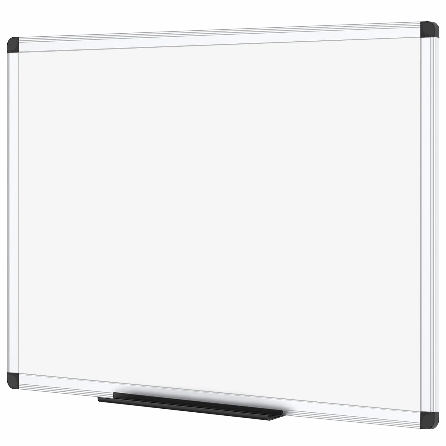 VIZ-PRO Tablica suchościeralna – z aluminiową ramą, magnetyczna – 60 x 45 cm