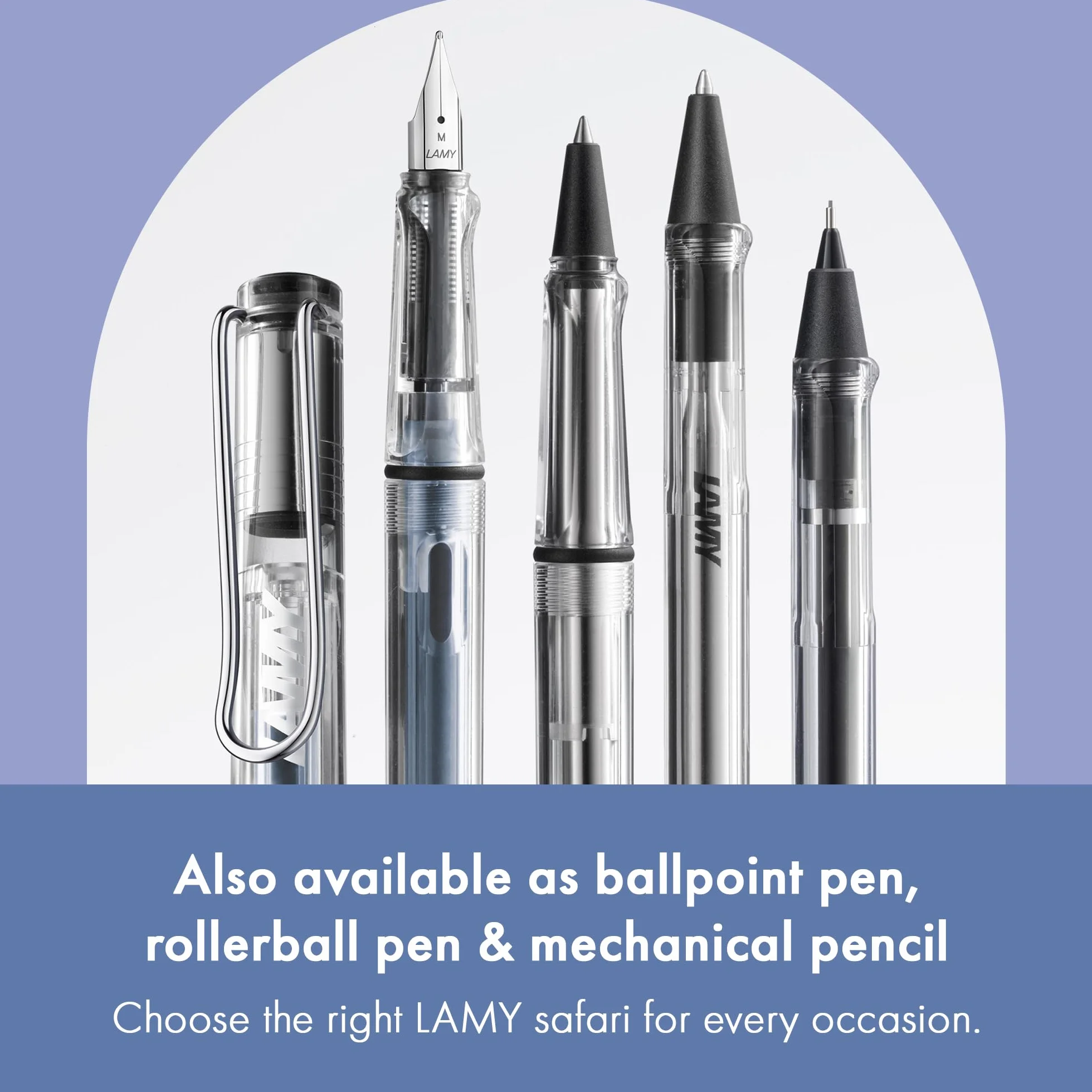 Lamy F/P 12 M Pióro Wieczne Przezroczyste