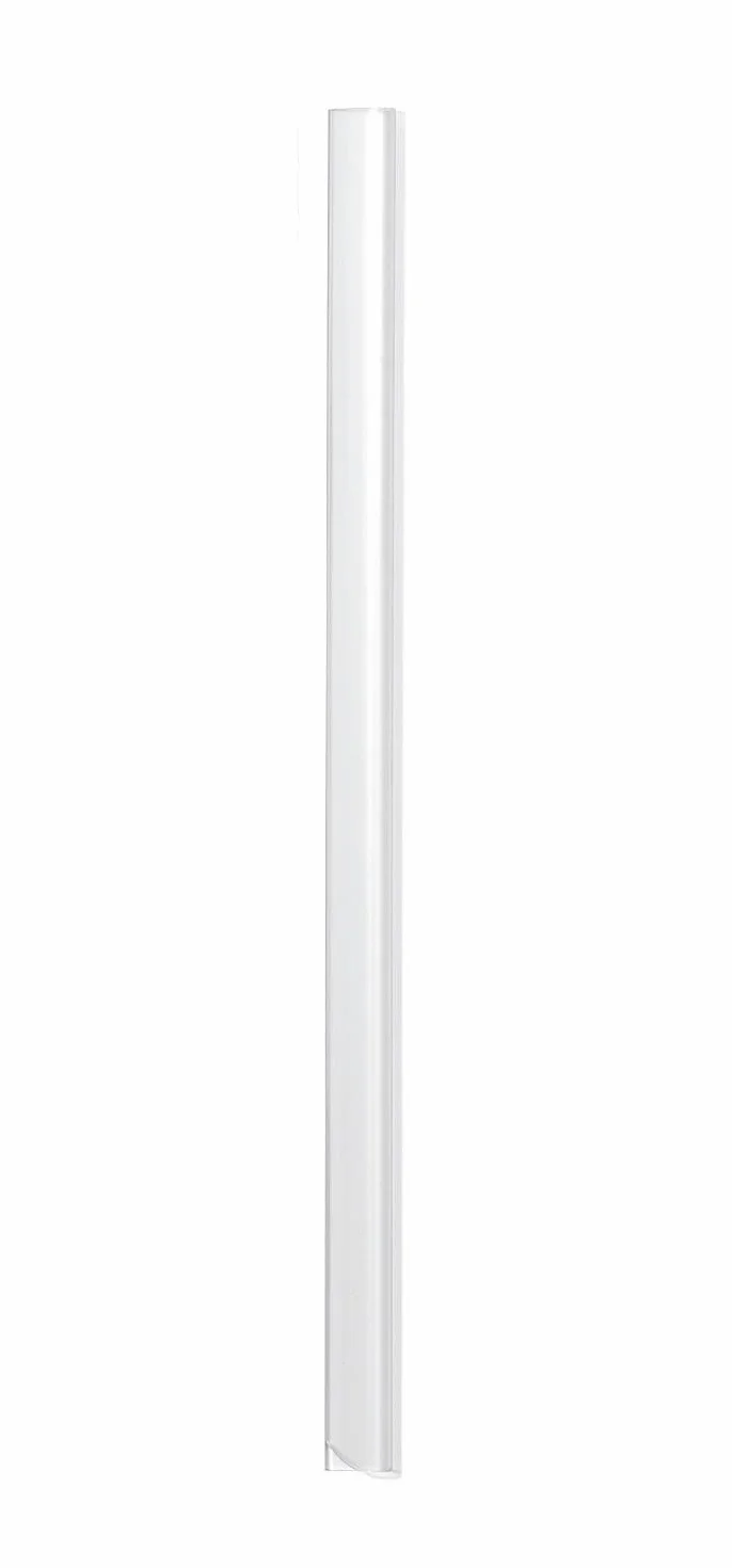 Durable 290119 Grzbiet zaciskowy A4 (do 60 kartek), opak. 100 sztuk, przezroczysty.
