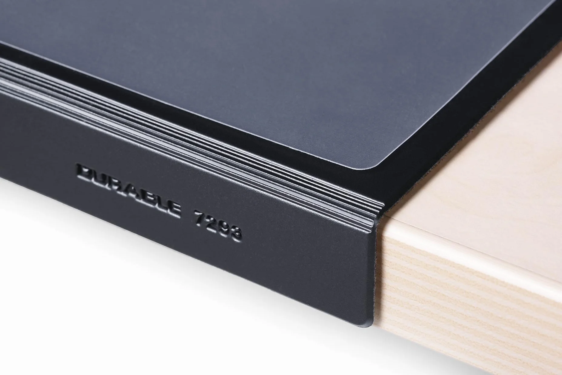 Durable 729301 Podkład na biurko (z zabezpieczeniem krawędzi biurka), kolor czarny.