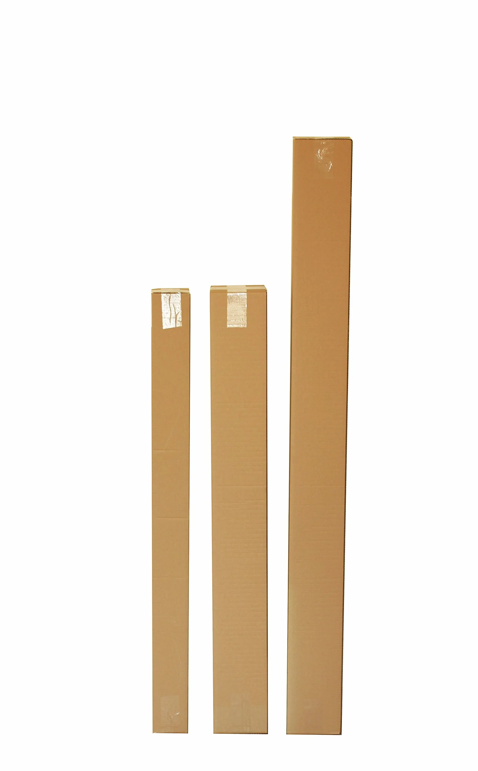 HaGa® Karton składany karton wysyłkowy materiał opakowania 10 cm x 10 cm x 160 cm 5 szt.